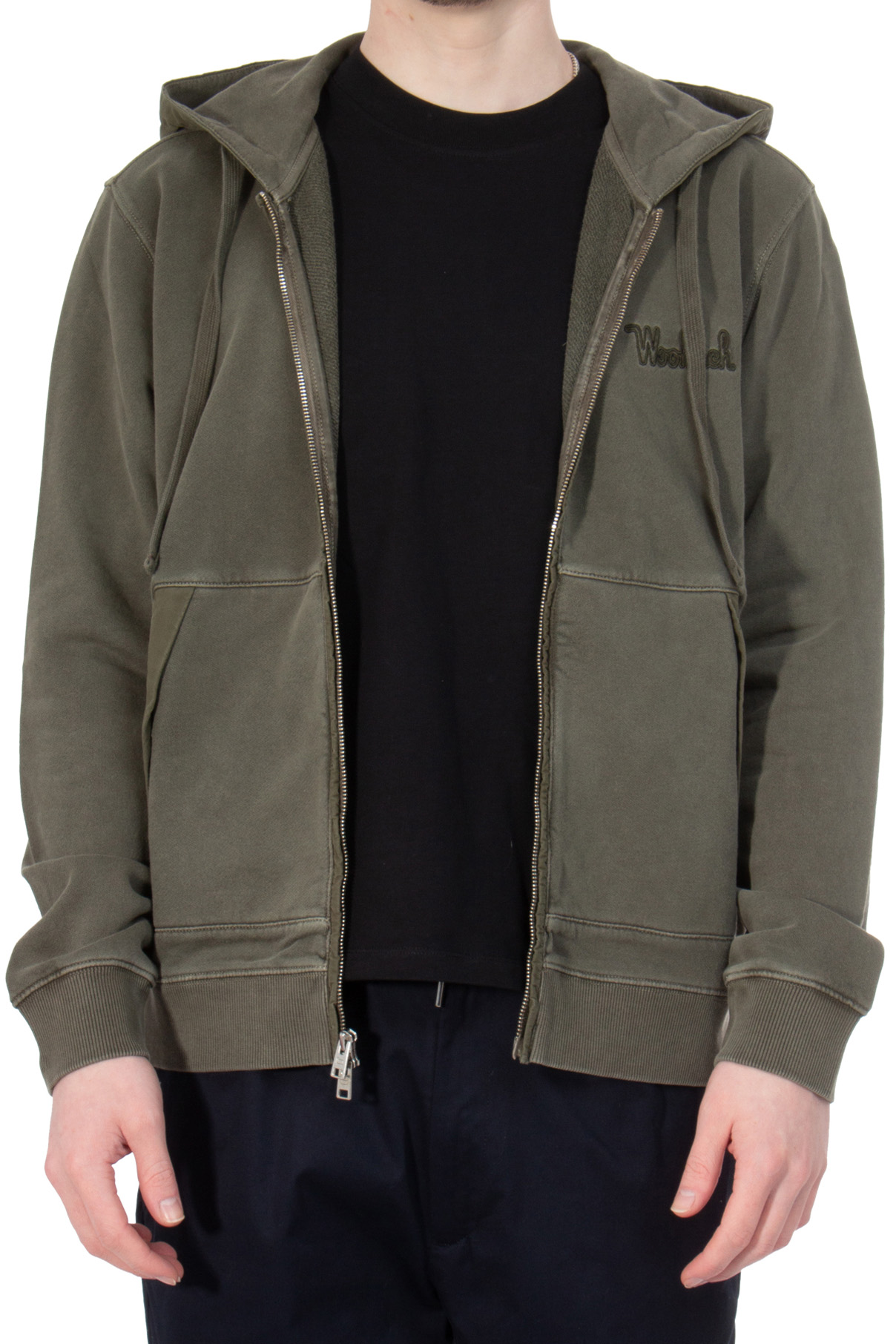WOOLRICH Cotton Zip-Hoodie WOOLRICH Cotton Zip-Hoodie
