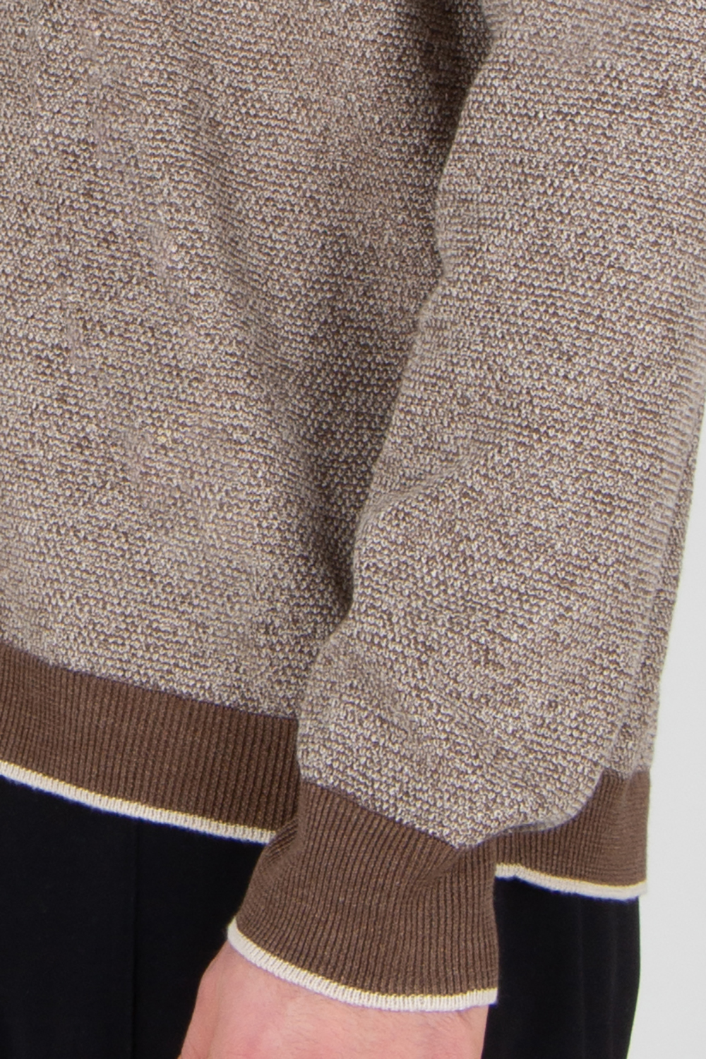 CANALI Linen-Silk-Blend Knit Cardigan