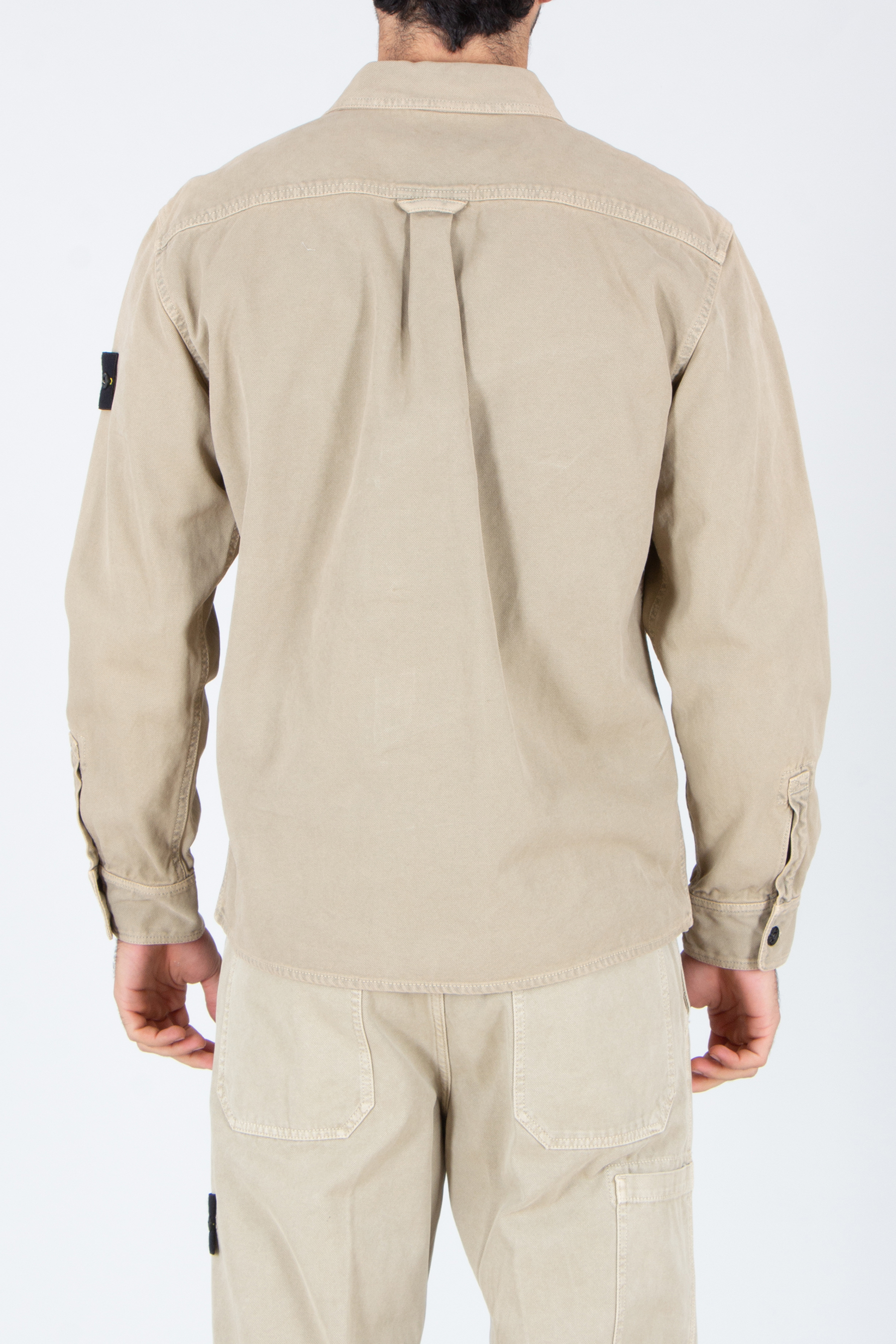 Mantel, Langarm, Khaki, Mann, Person