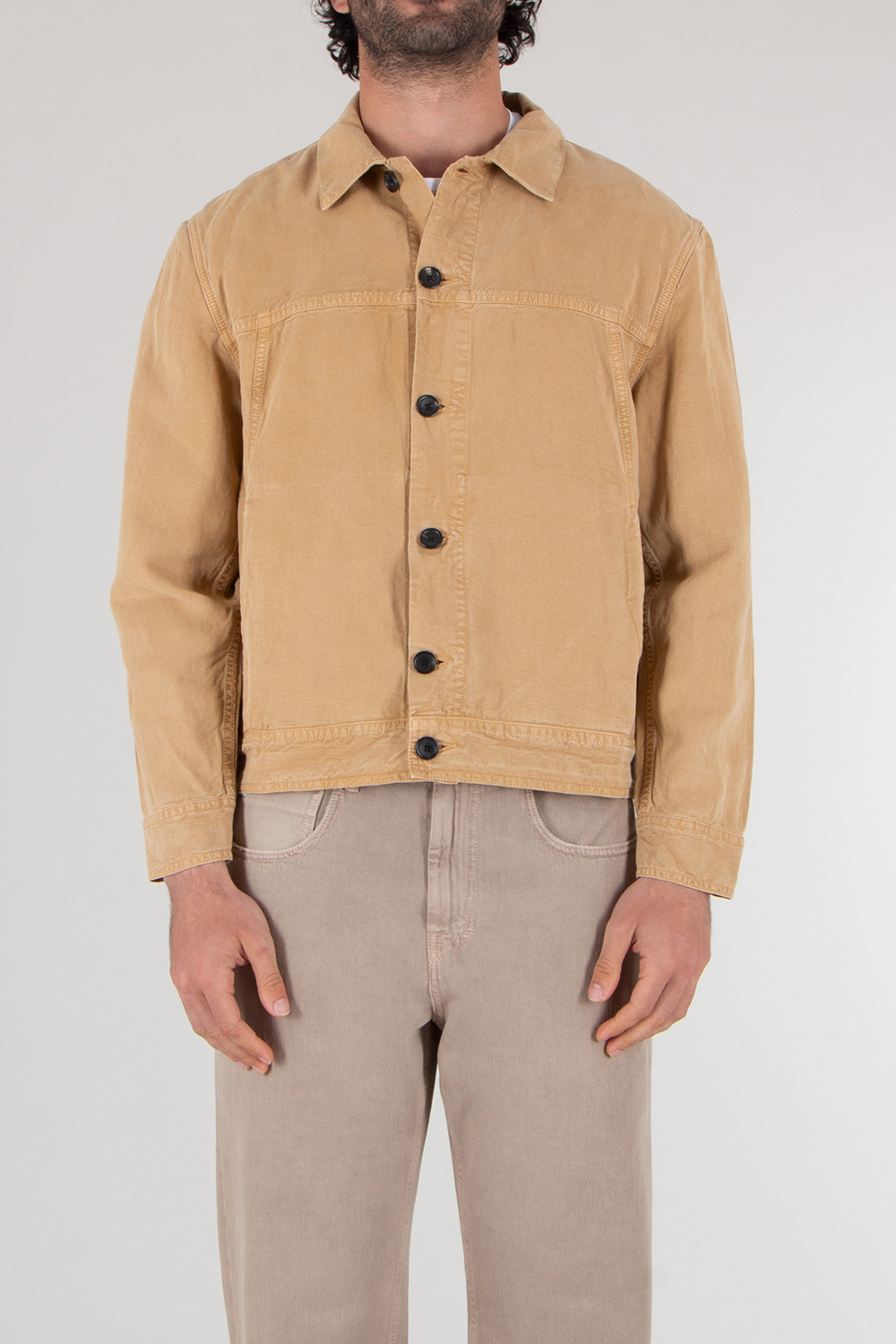 PAUL SMITH Lyocell Cotton Twill Jacket Rider 