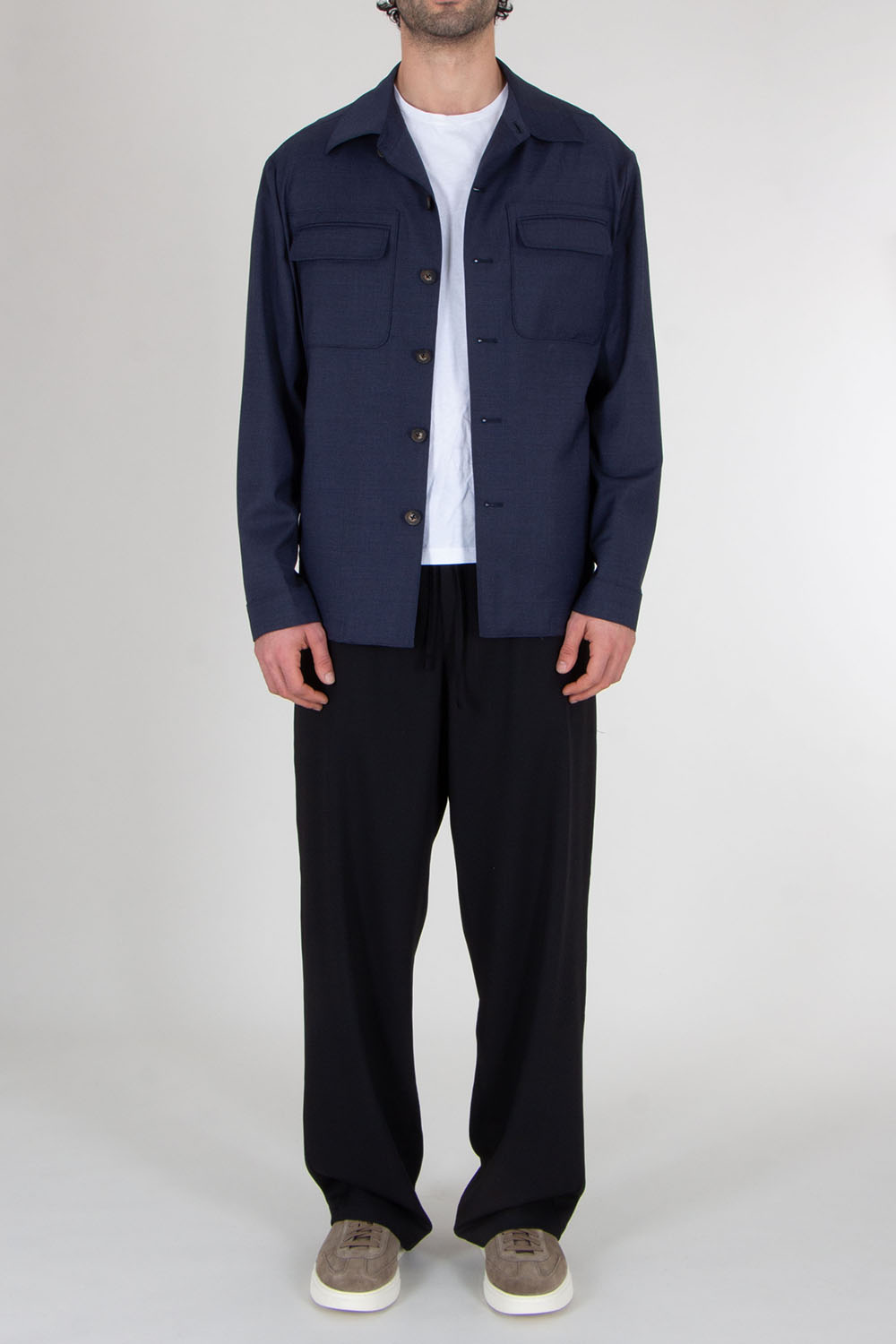 PAL ZILERI Regular Fit Wool Shirtjacket
