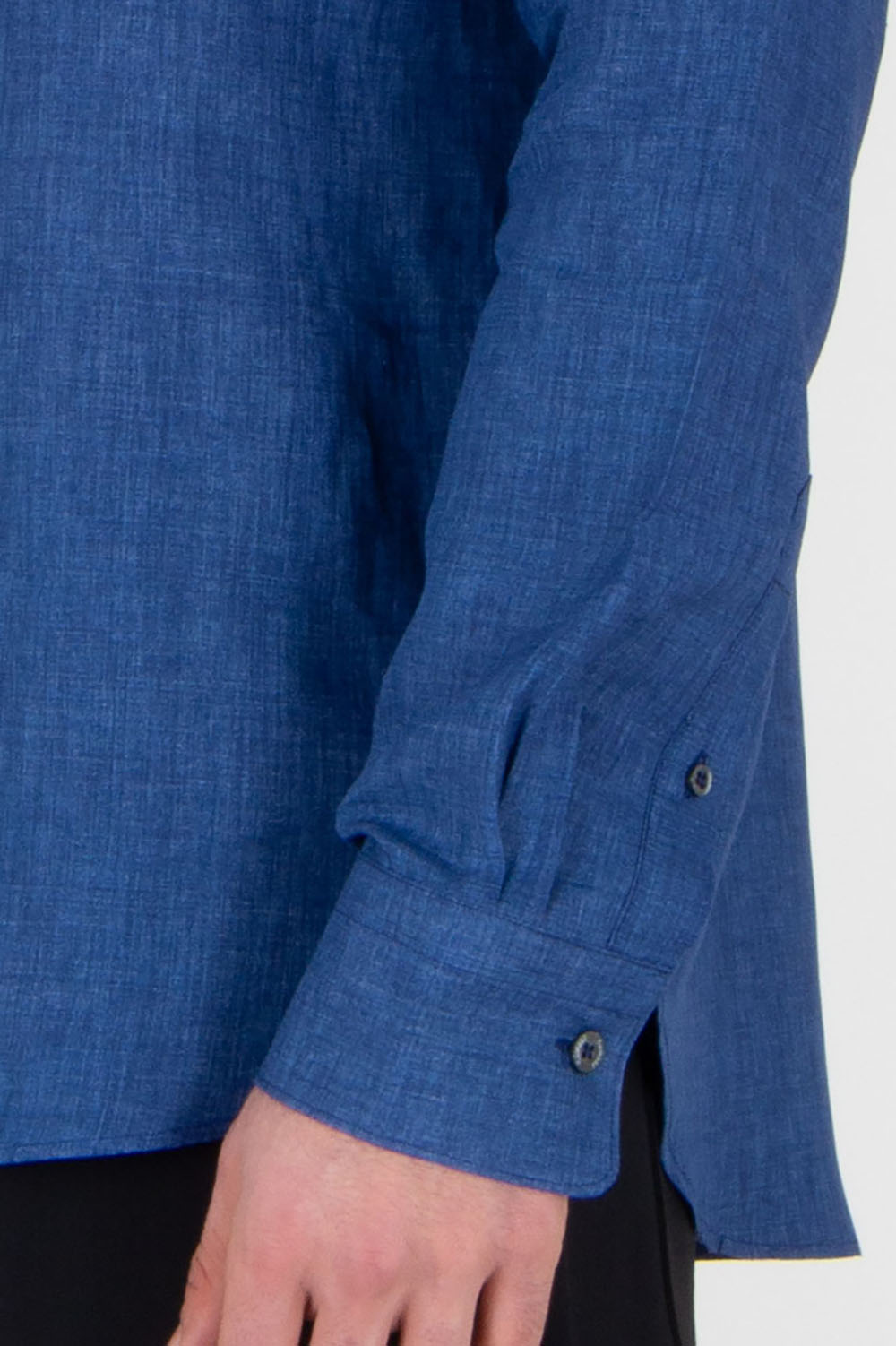 CANALI Regular Fit Linen Shirt