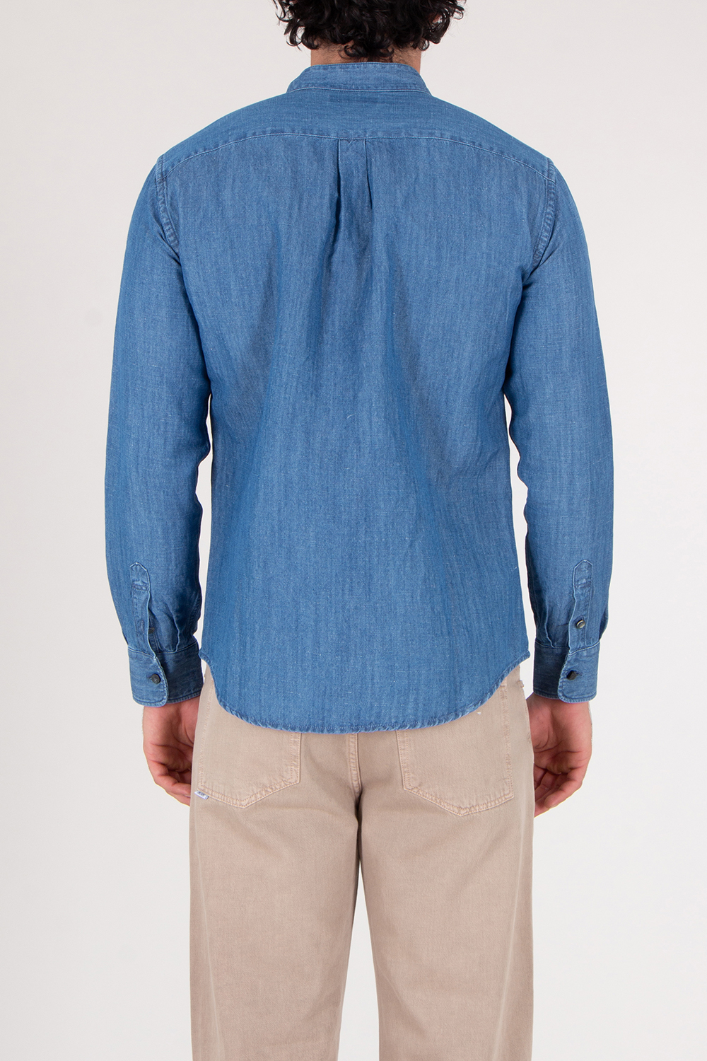 SEASE Linen Cotton Fish Tail Shirt