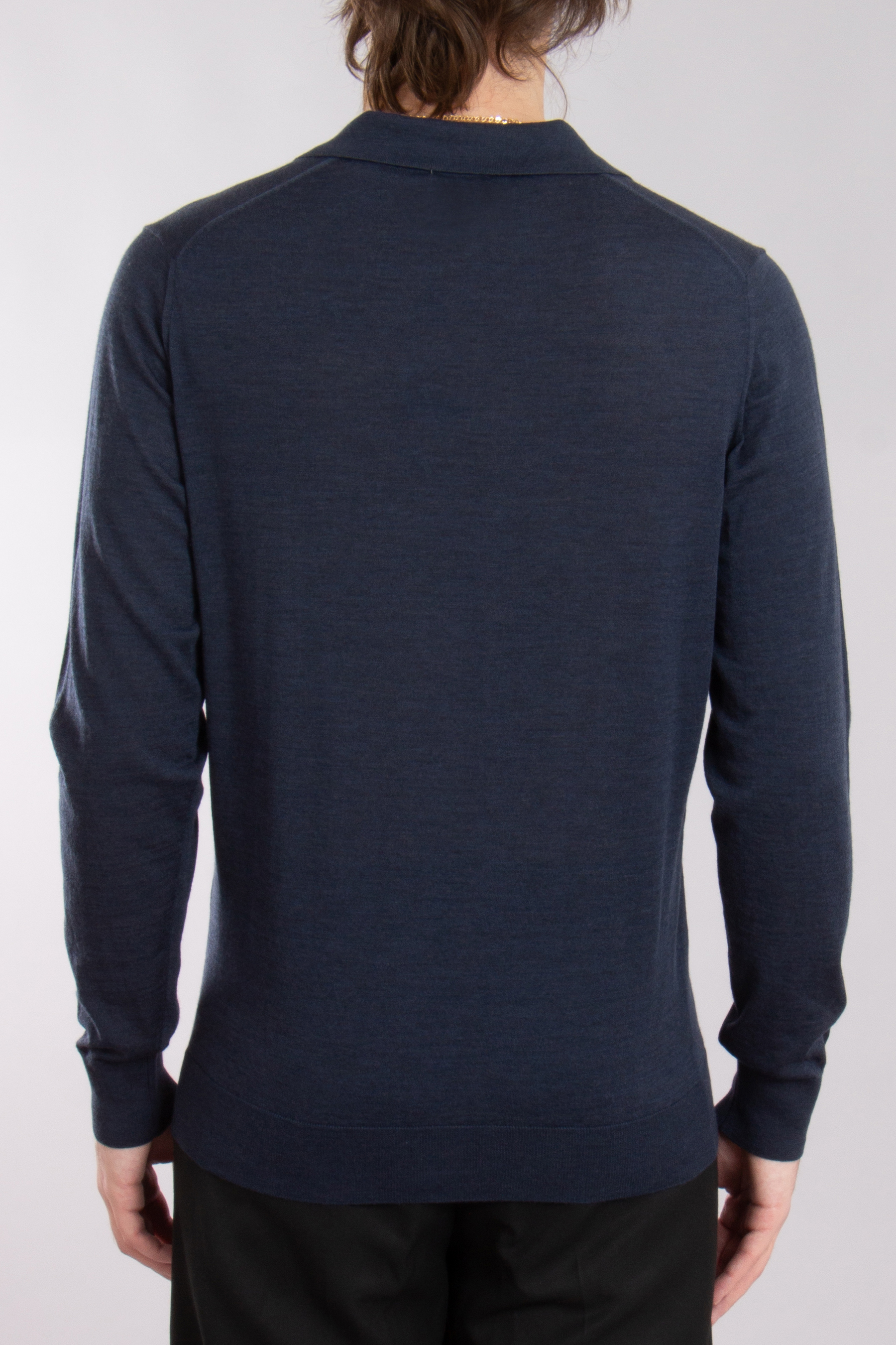 ROBERTO COLLINA Ultrafine Wool Knit Polo ROBERTO COLLINA Ultrafine Wool Knit Polo
