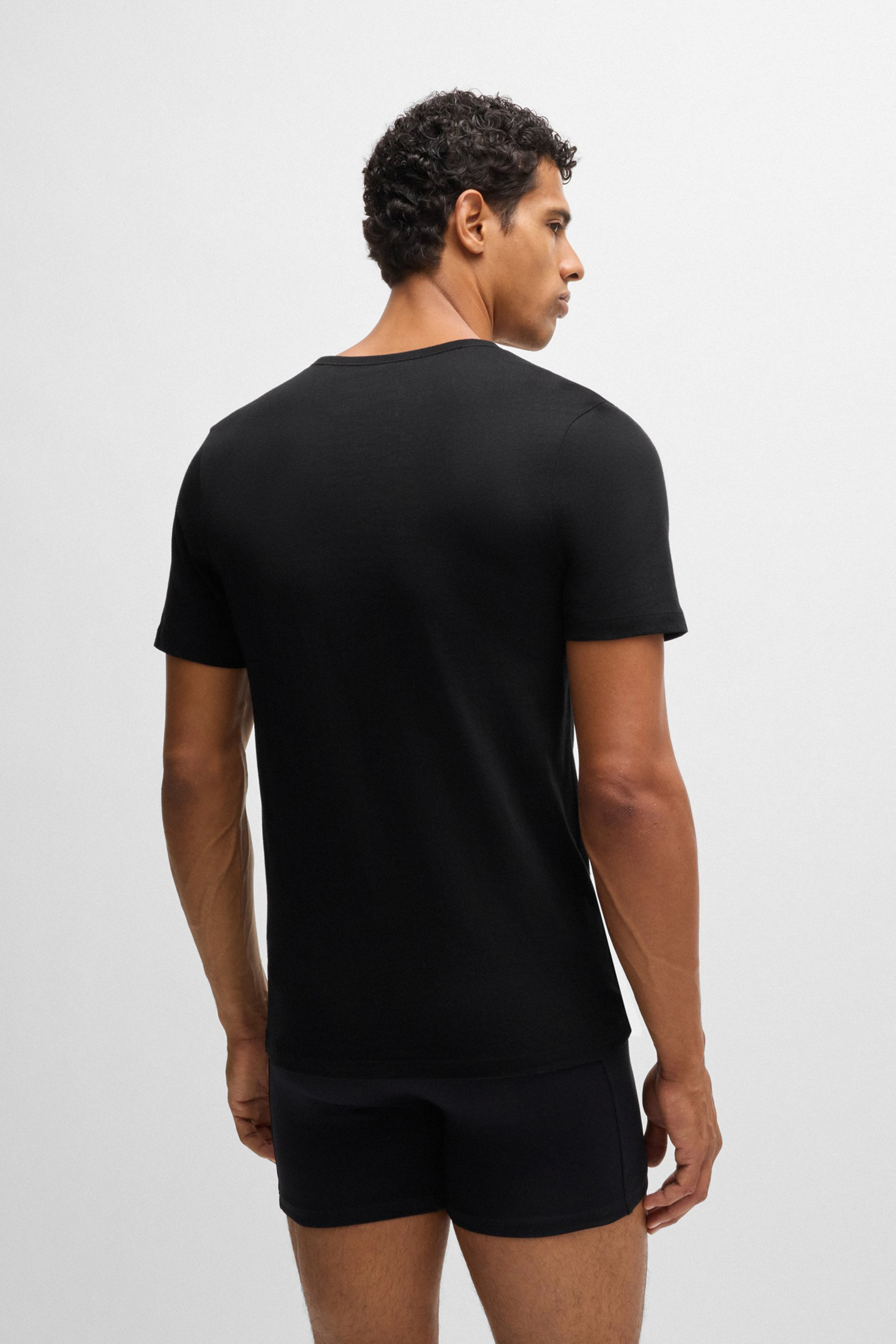 BOSS 3-Pack Regular Fit Cotton Jersey V-Neck T-Shirts Classic BOSS 3-Pack Regular Fit Cotton Jersey V-Neck T-Shirts Classic
