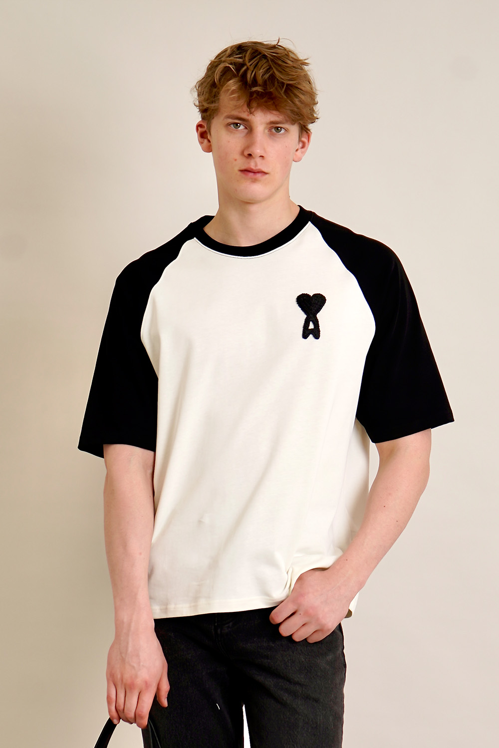 AMI PARIS Relaxed Fit Ami De Coeur Cotton Jersey T-Shirt