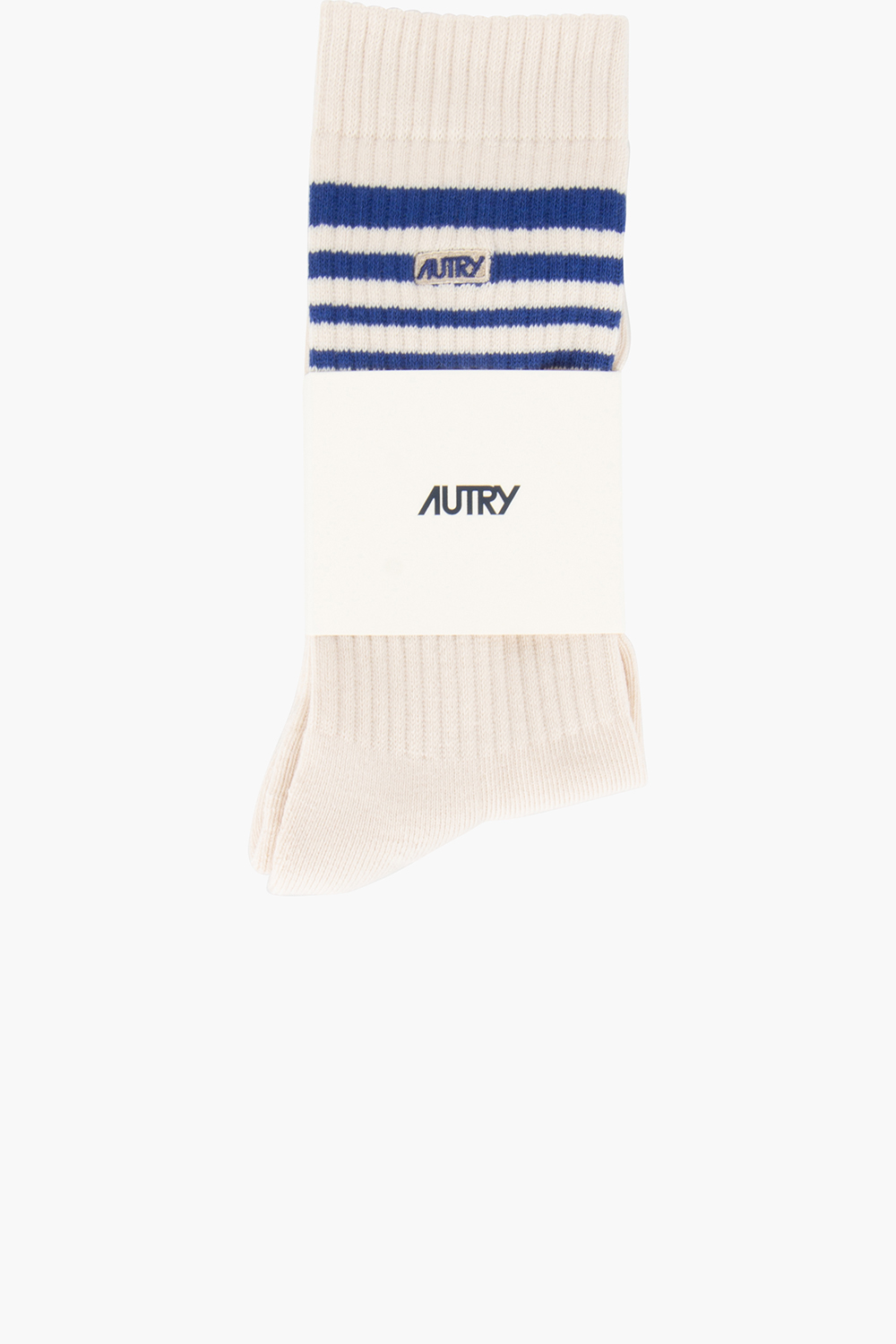 AUTRY Jacquard Stripes Cotton Blend Stretch Socks