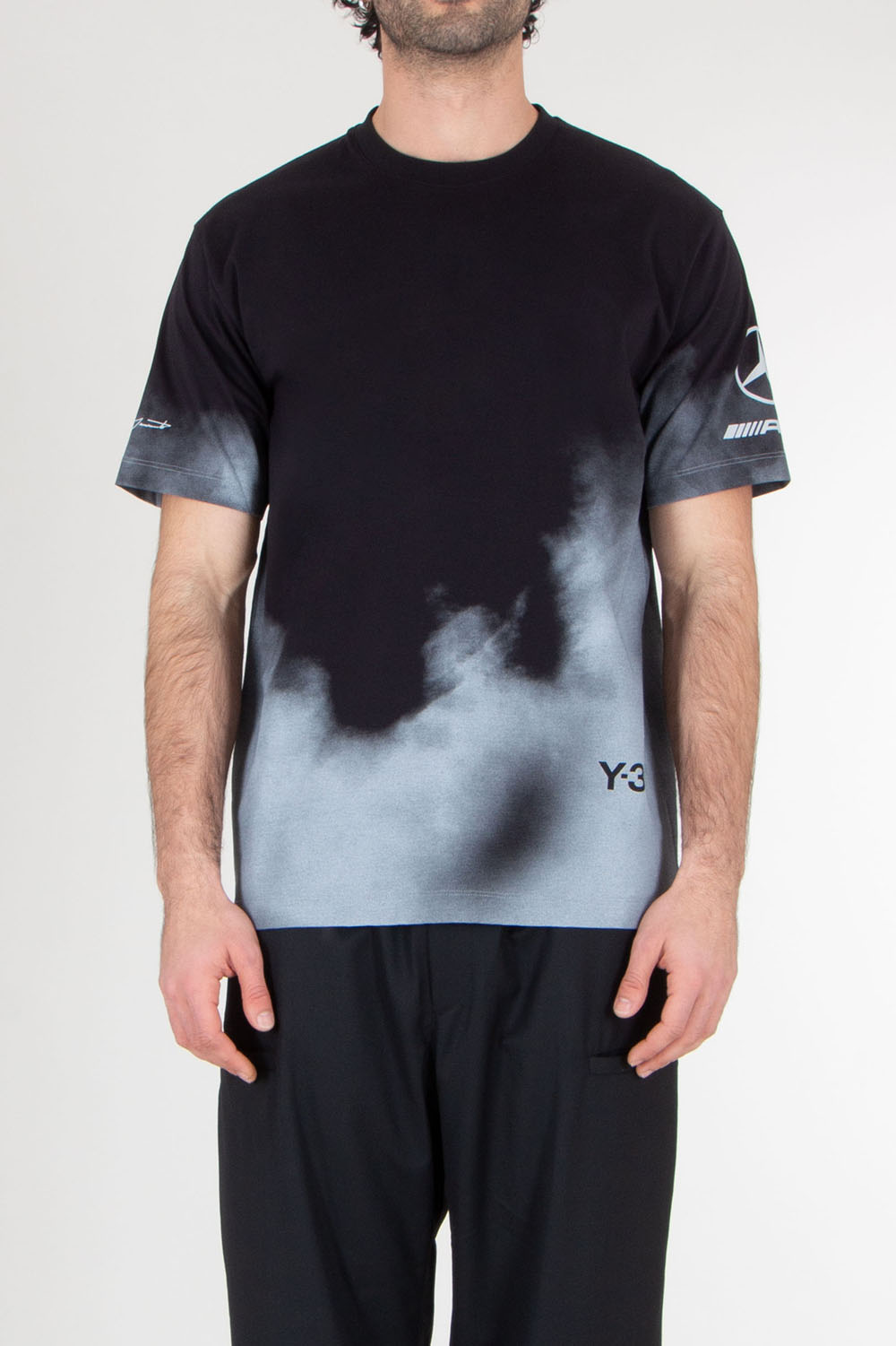 Y-3 x MERCEDES AMG PETRONAS Regular Fit Graphic Print Cotton T-Shirt