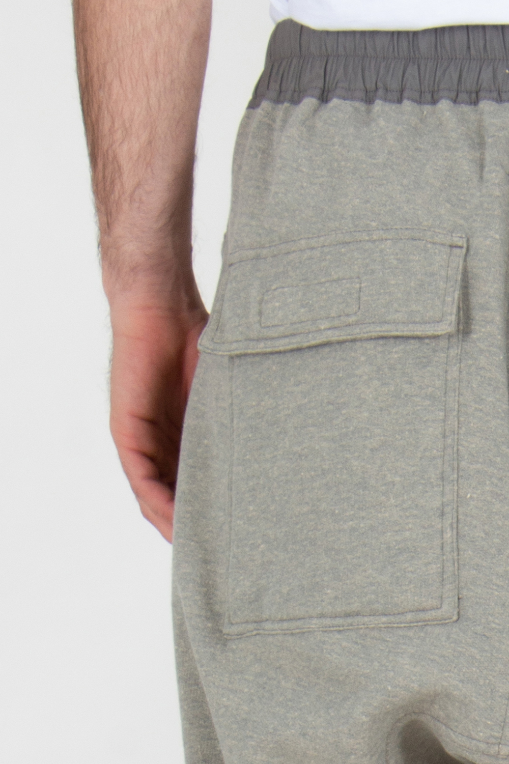 RICK OWENS DRKSHDW Relaxed Fit Cotton Blend Sweatpants Cargo