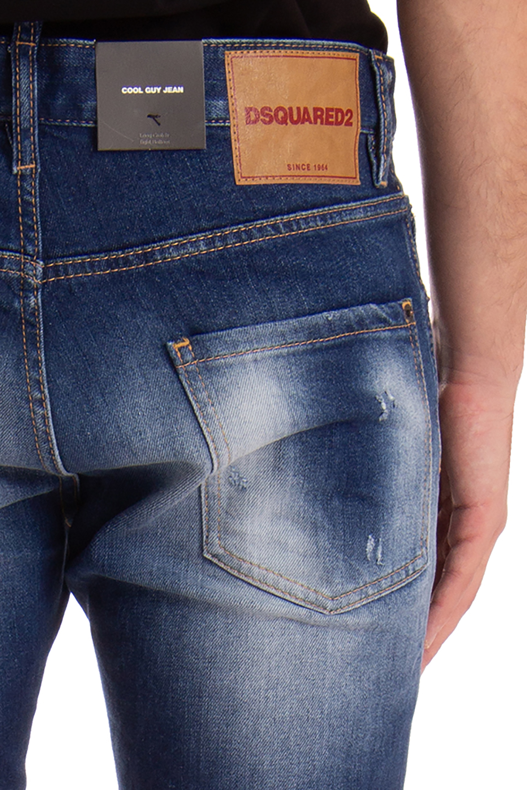 DSQUARED2 Ripped Used Wash Cool Guy Jeans DSQUARED2 Ripped Used Wash Cool Guy Jeans
