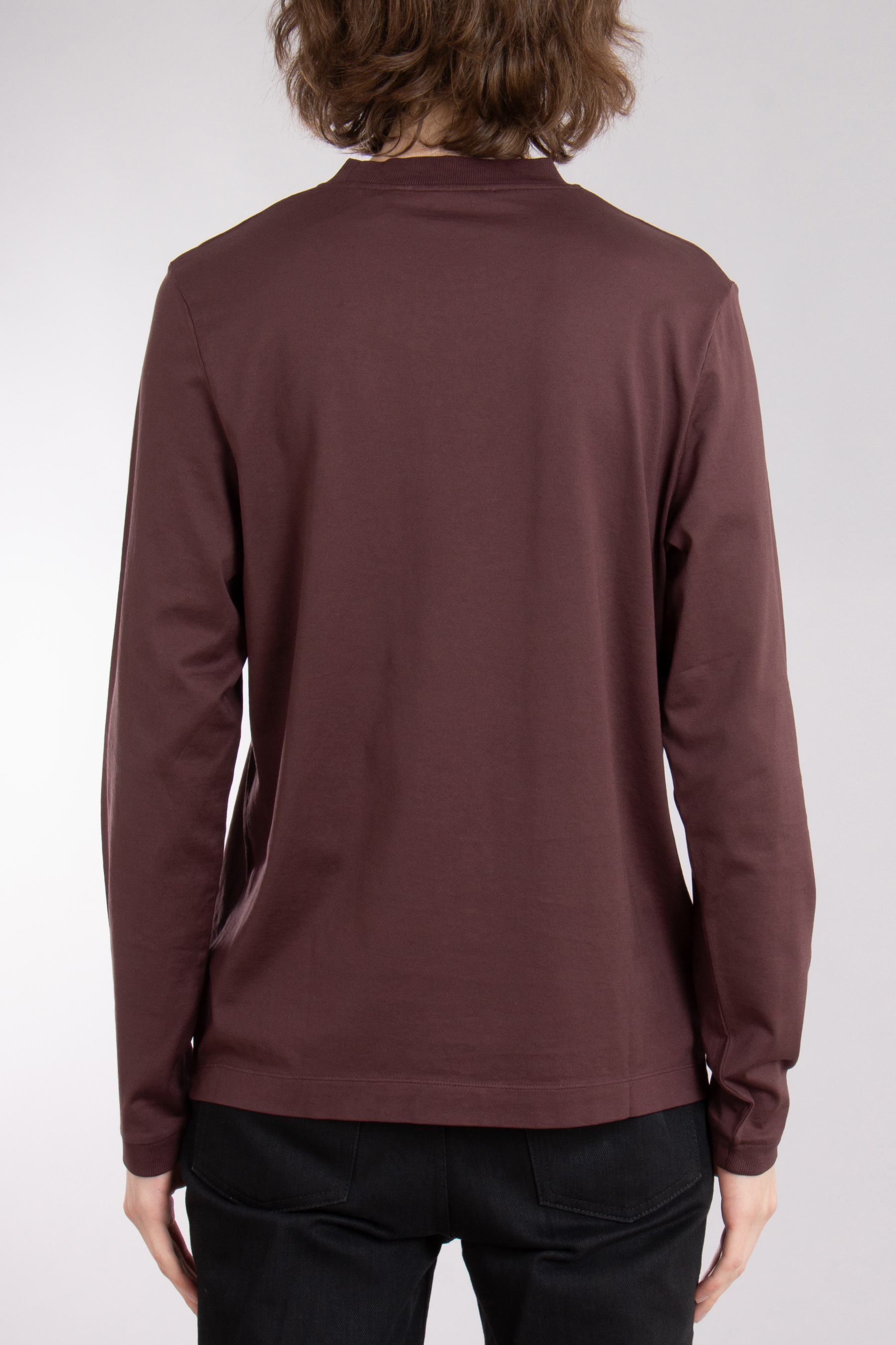 TRUSTED HANDWORK Supima Cotton Jersey Long Sleeve T-Shirt TRUSTED HANDWORK Supima Cotton Jersey Long Sleeve T-Shirt