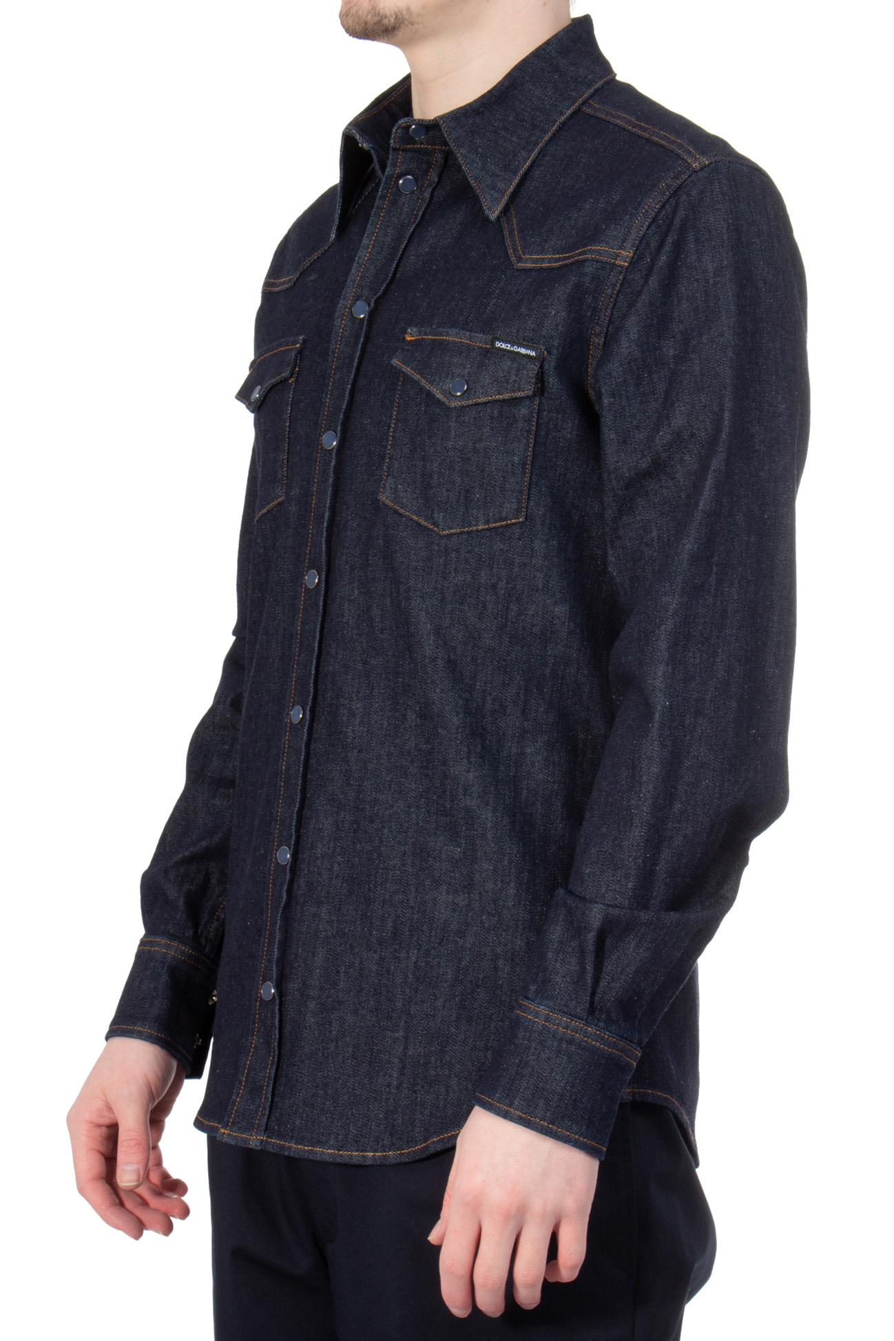 DOLCE & GABBANA Stretch Denim Shirt DOLCE & GABBANA Stretch Denim Shirt