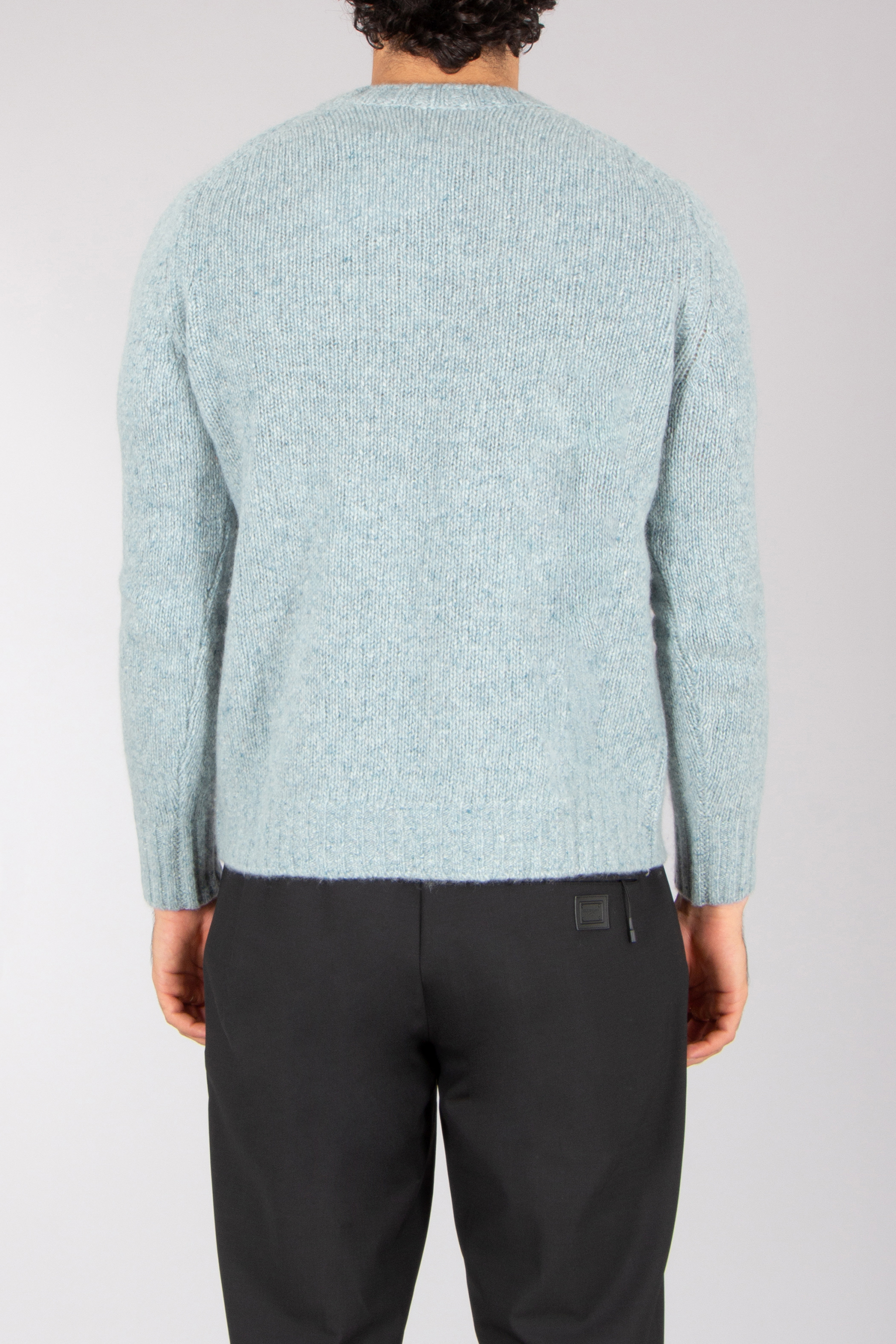 ALLUDE Regular Fit Cashmere Round Neck Sweater Strickwaren, Pullover, Erwachsener, Mann, Person