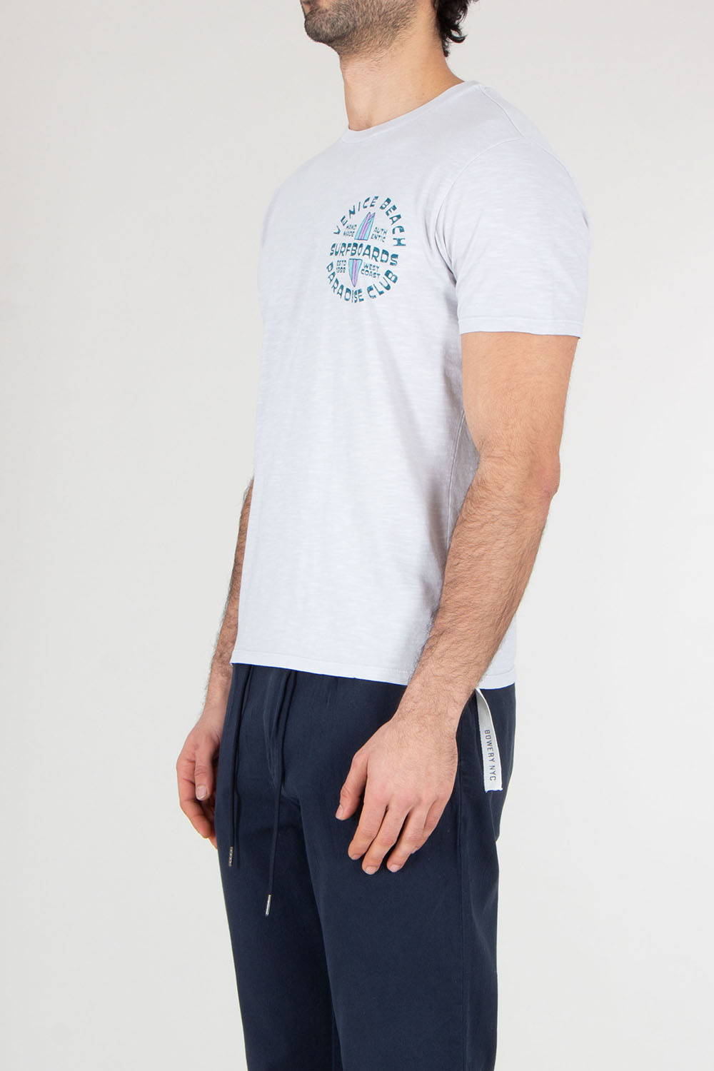 BOWERY NYC Regular Fit Graphic Print Cotton Jersey T-Shirt