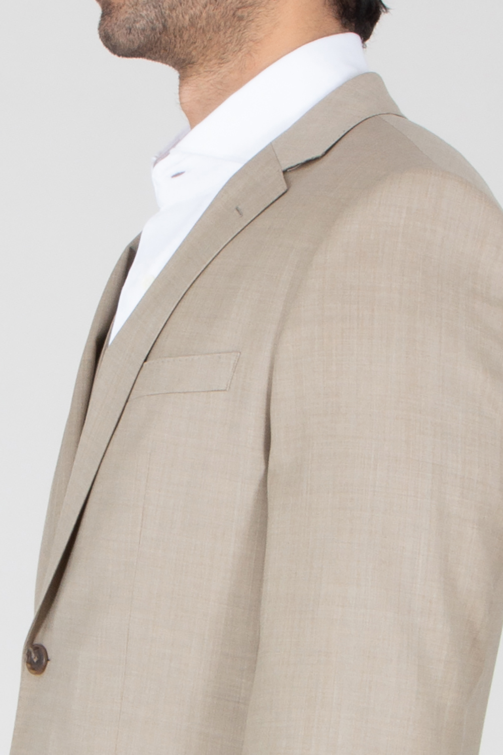 BOSS Slim Fit Super 102's Virgin Wool Serge Suit Jacket H-Huge