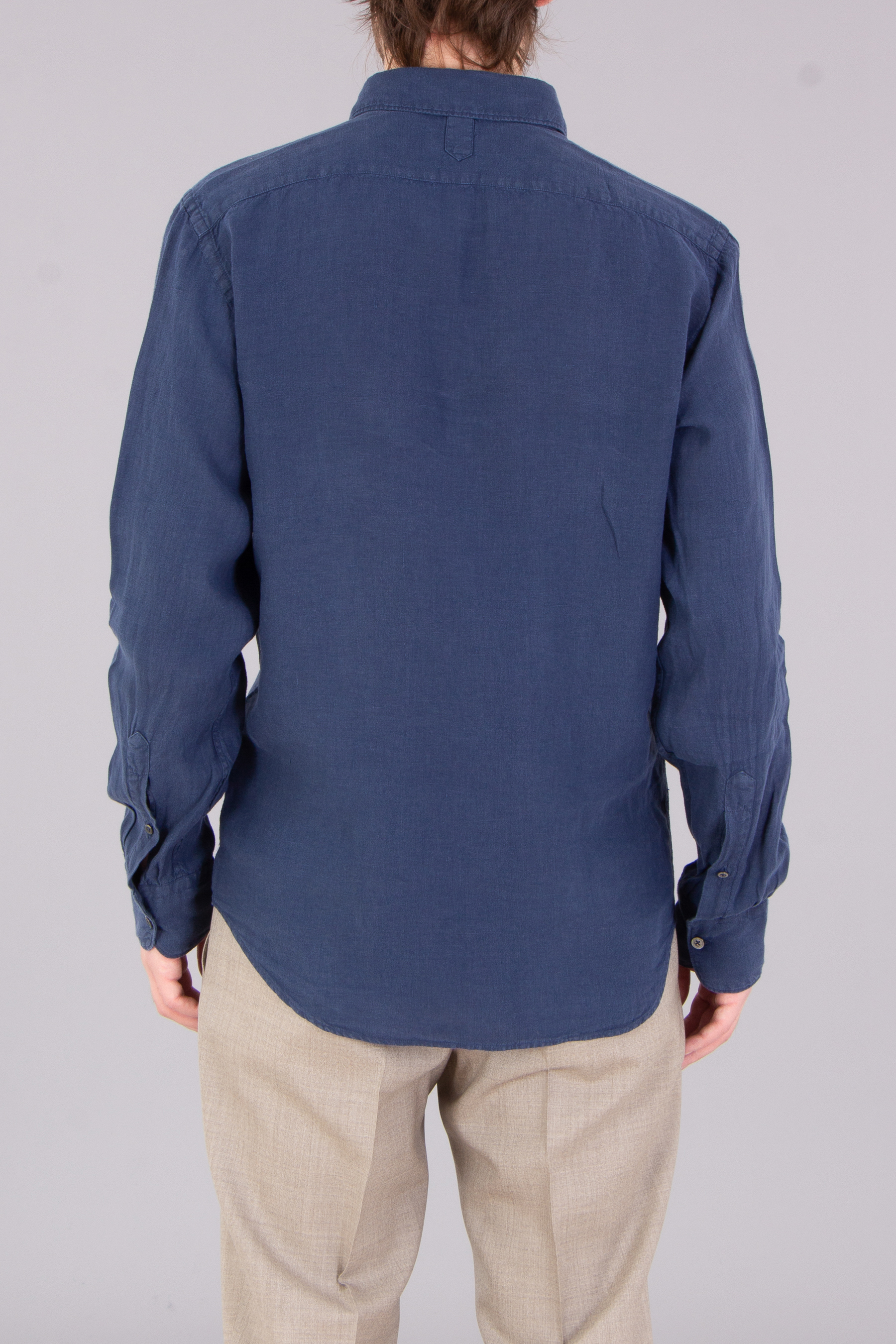 CANALI Regular Fit Linen Shirt CANALI Regular Fit Linen Shirt