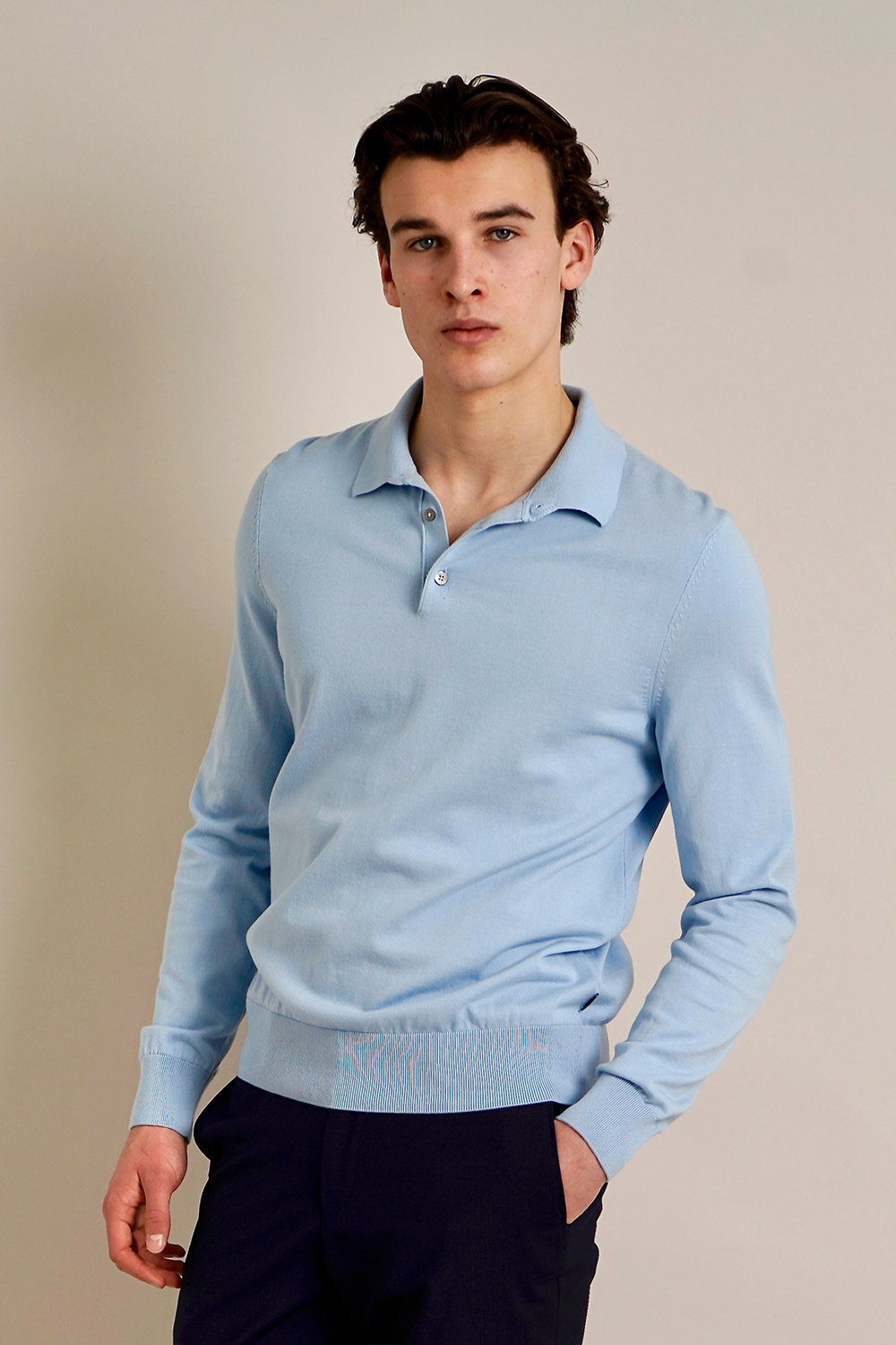 BOSS Regular Fit Cotton Knit Polo Gemello-P