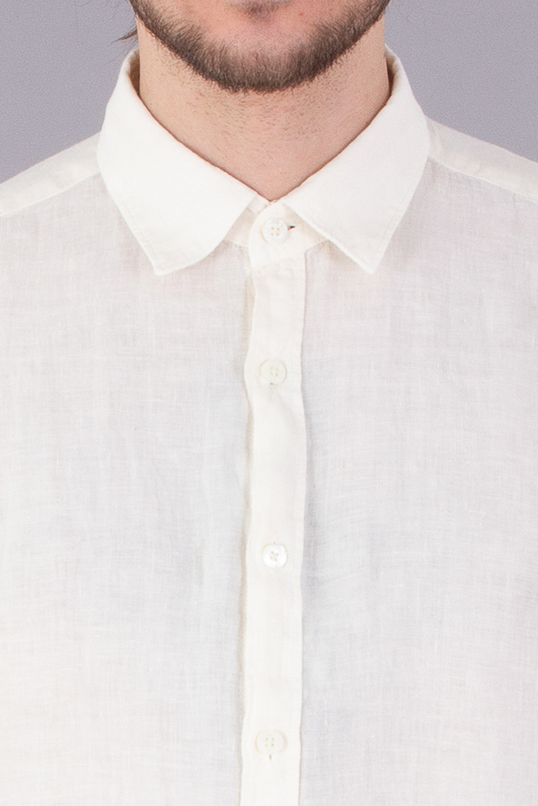 CANALI Regular Fit Linen Shirt CANALI Regular Fit Linen Shirt