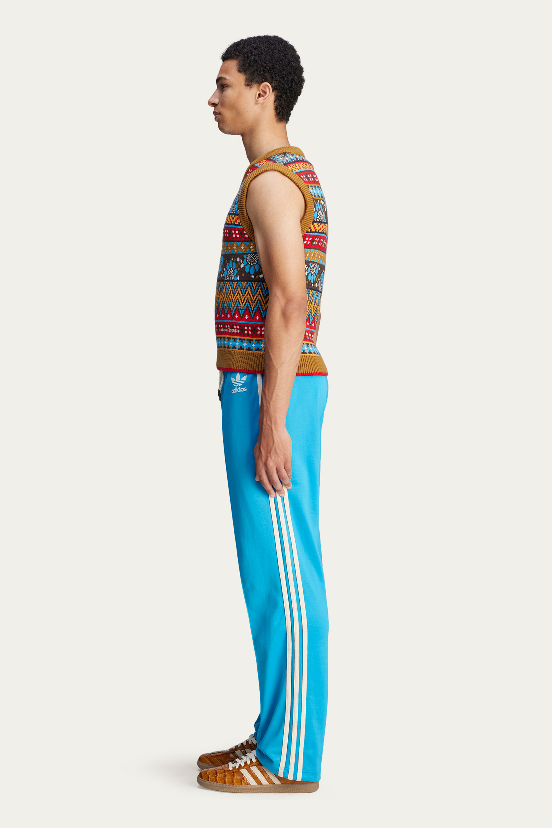 ADIDAS X Wales Bonner Patterned Knit Vest ADIDAS X Wales Bonner Patterned Knit Vest