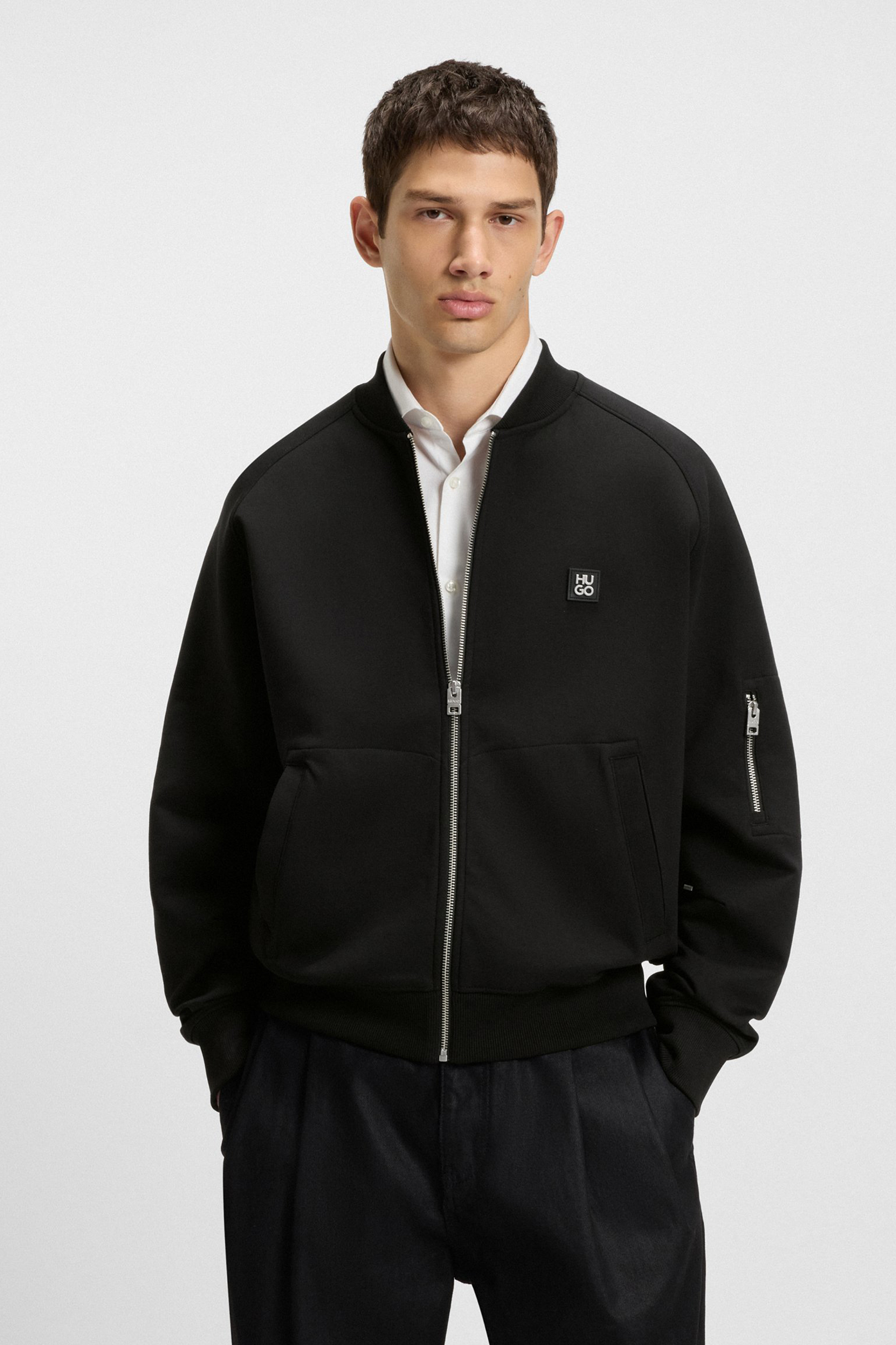 Vlies, Mantel, Jacke, Mann, Person