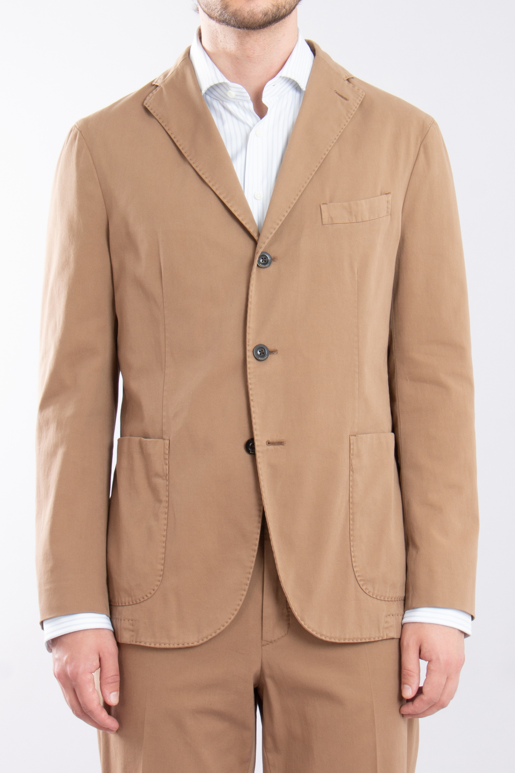 BOGLIOLI Lightweight Cotton Stretch K-Jacket-Suit
