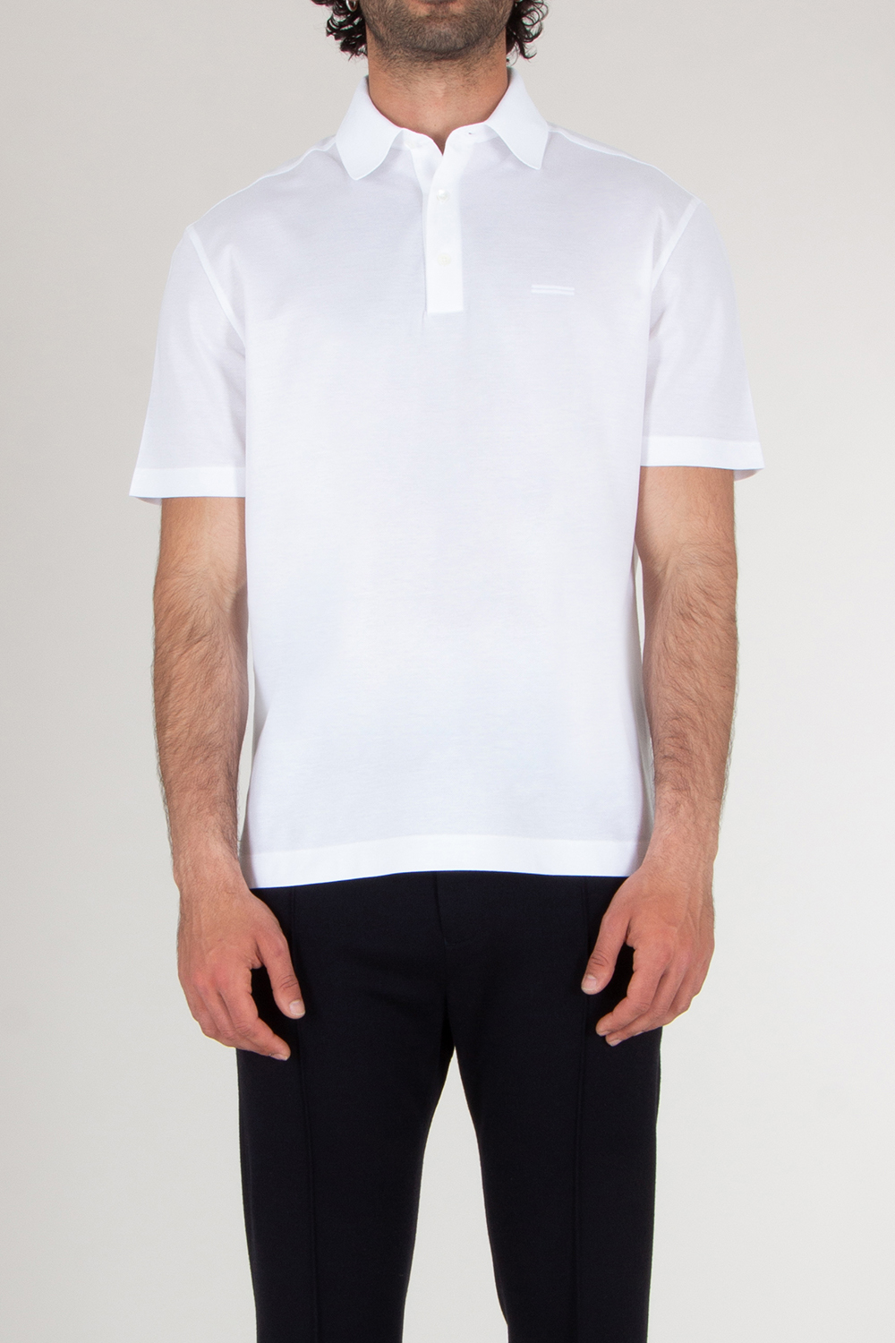 ZEGNA Cotton Piquet Polo Shirt