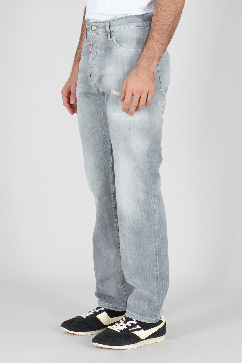 DSQUARED2 Loose Fit Cotton Stretch Denim 642 Jeans