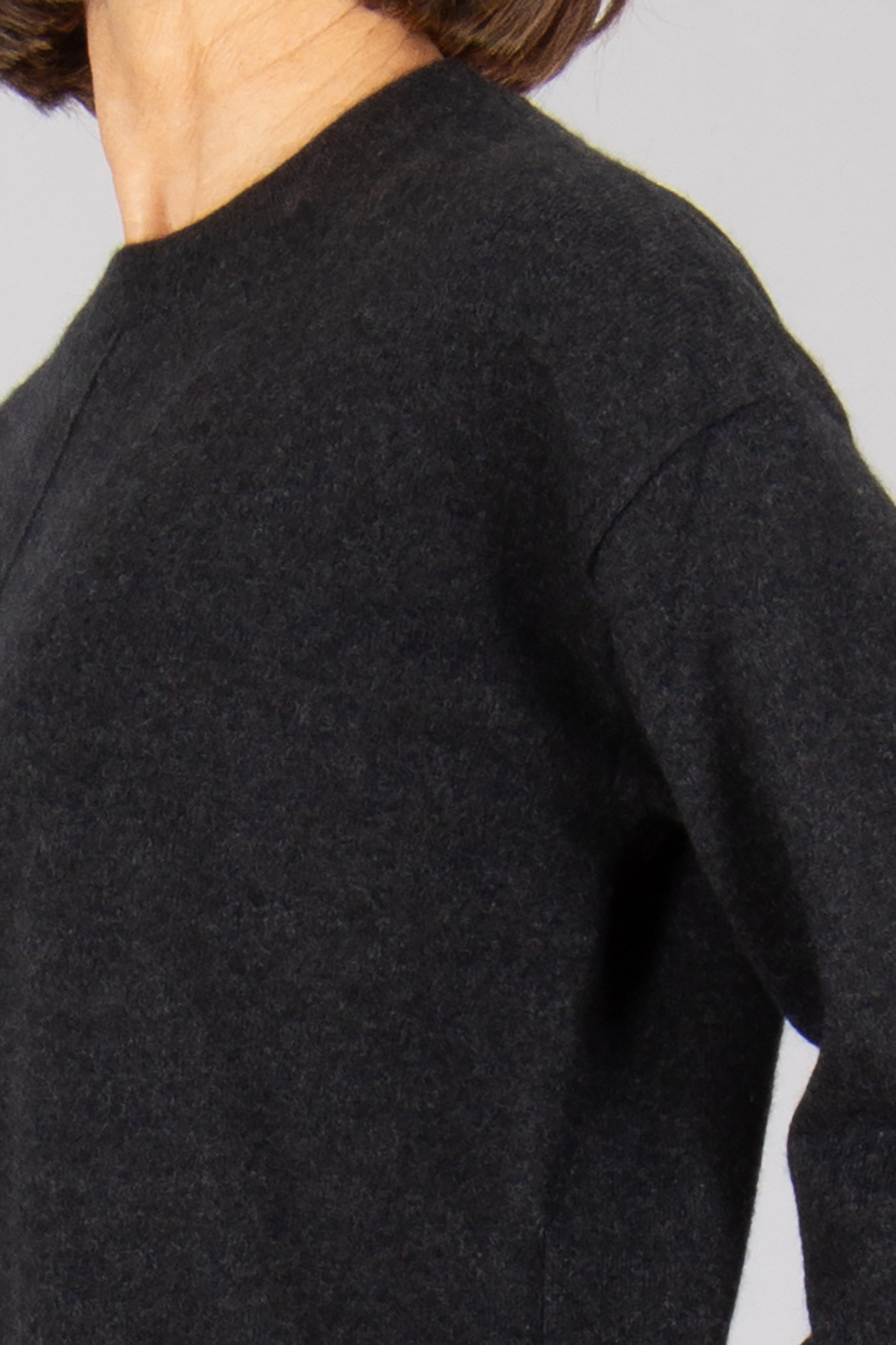 BOSS Relaxed Fit Cashmere Crew Neck Sweater Fascona Mantel, Langarm, Jacke, Blazer, Person