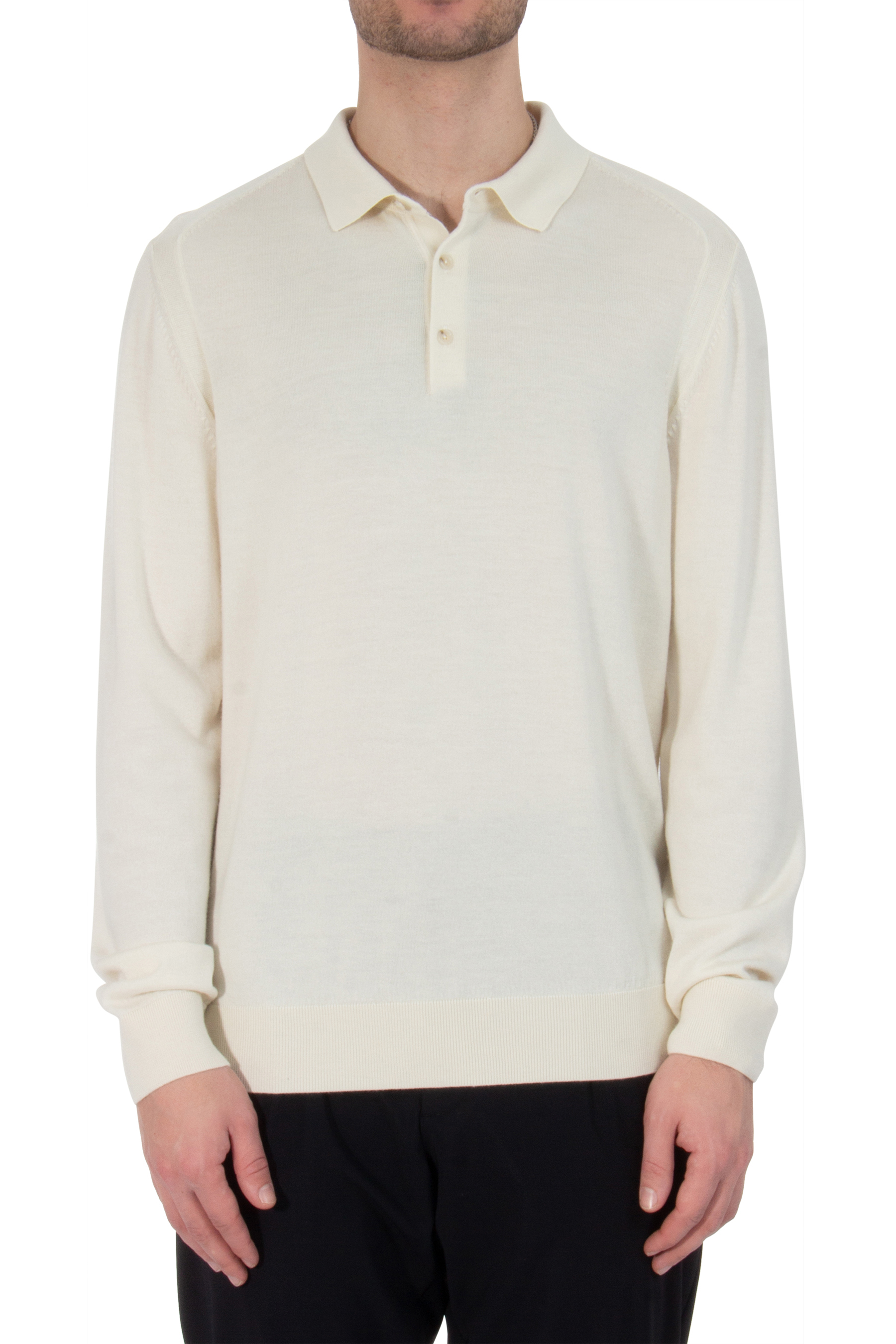 BOSS Wool Silk Cashmere Polo L-Ovio 