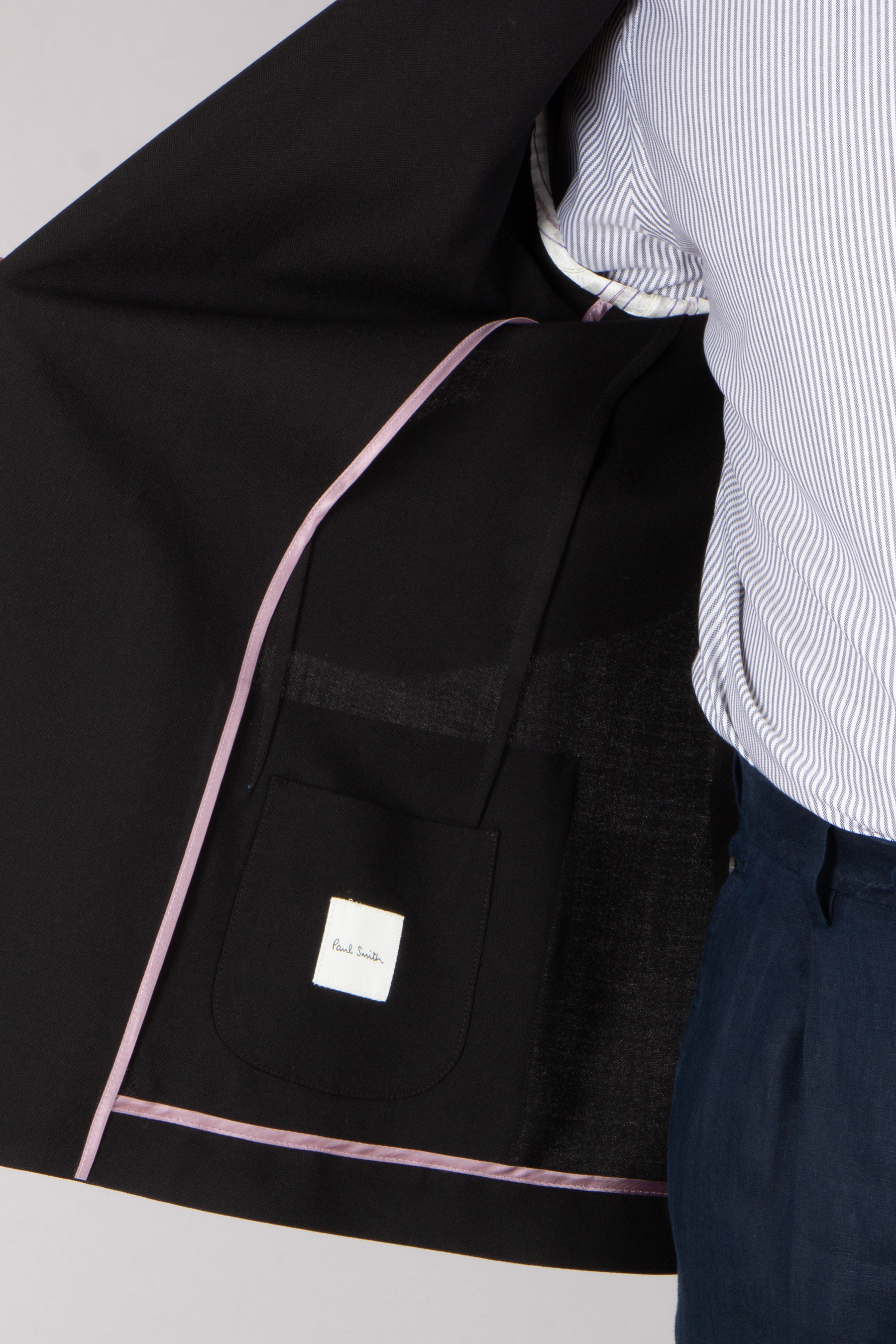 PAUL SMITH Regular Fit Textured Wool Jacket Zubehor, Formelle Kleidung, Krawatte, Tasche, Handtasche