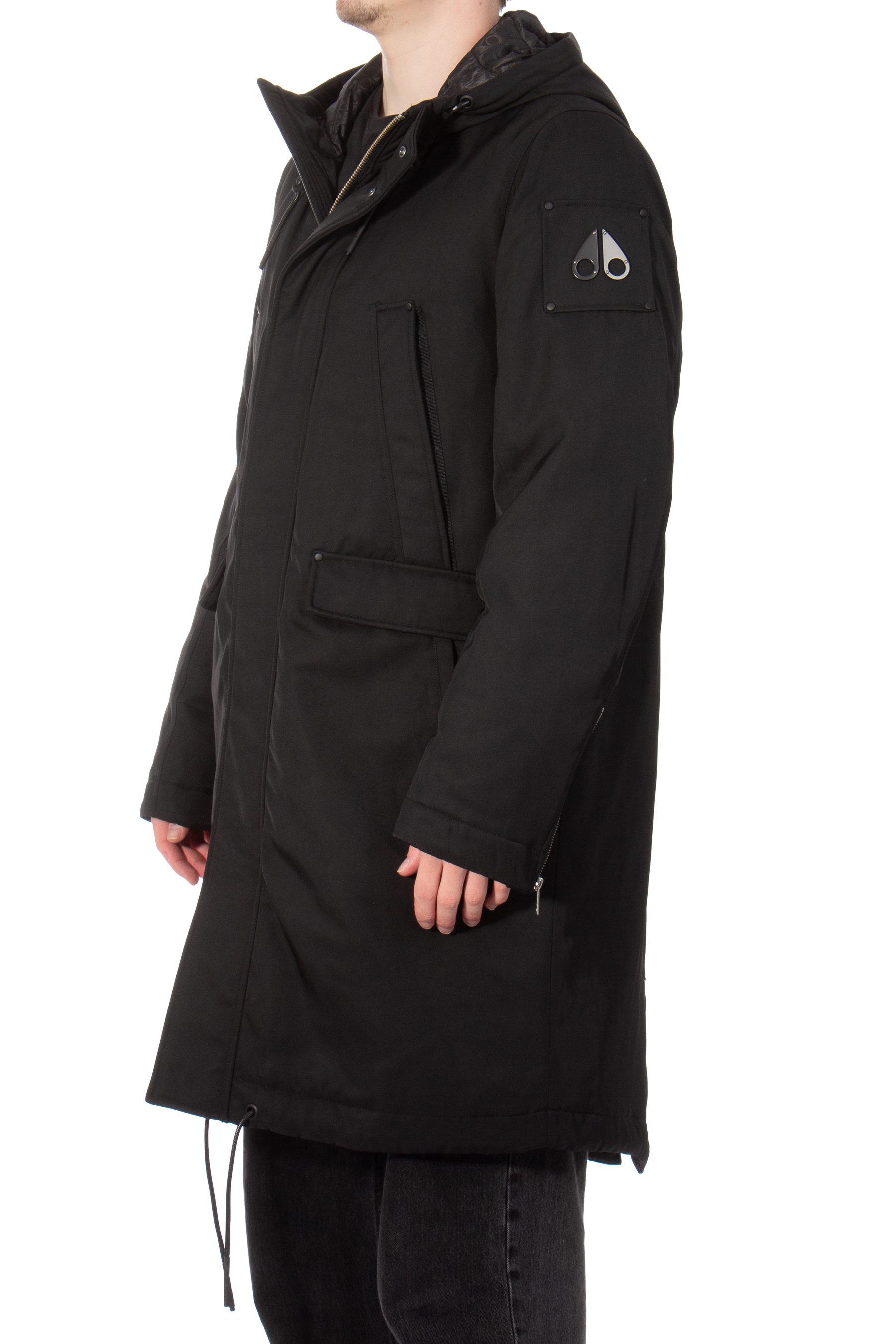 MOOSE KNUCKLES Textured Water Repellent Parka Garson MOOSE KNUCKLES Textured Water Repellent Parka Garson
