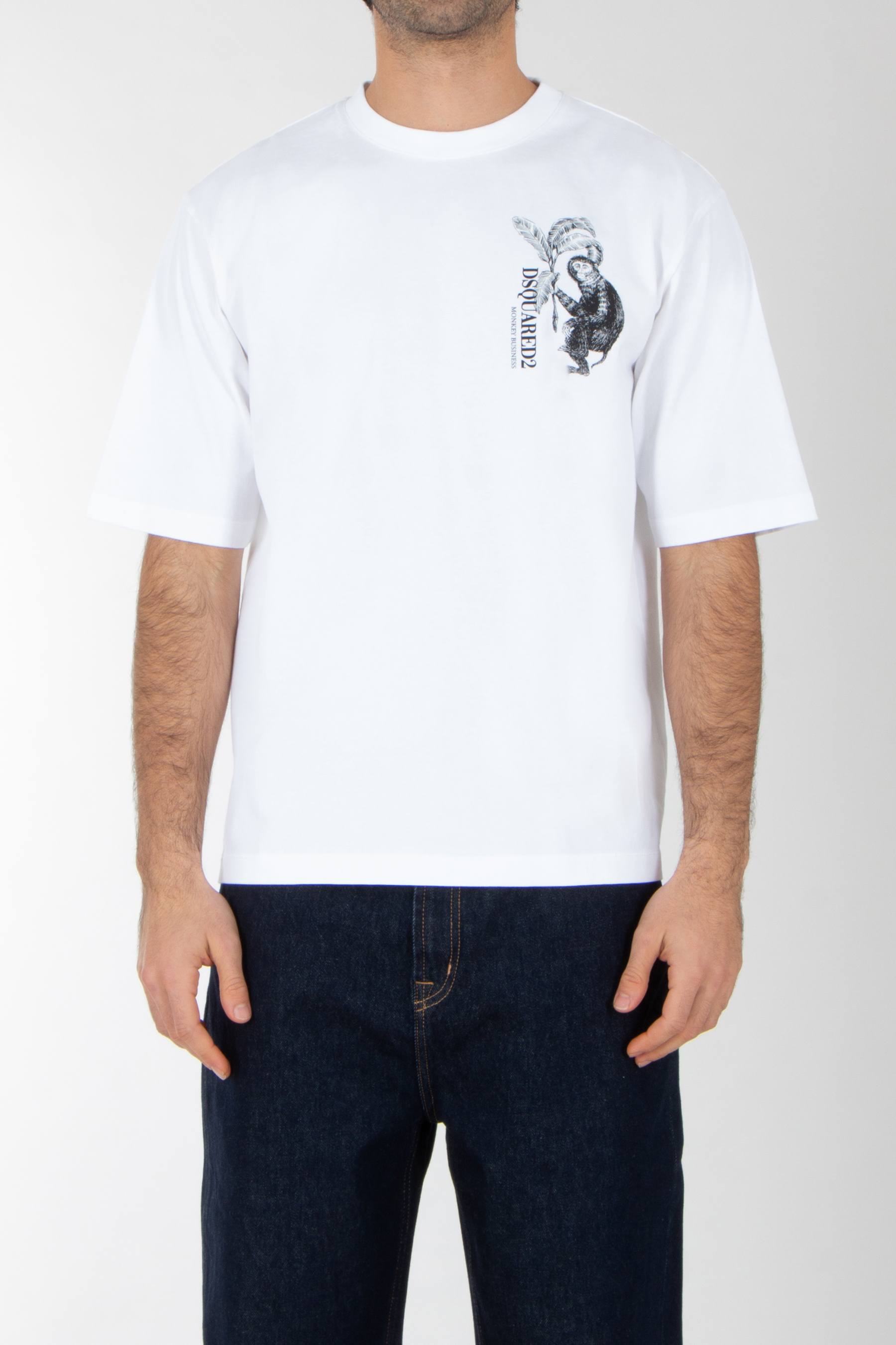 T-shirt, Jeans, Erwachsener, Mann, Person