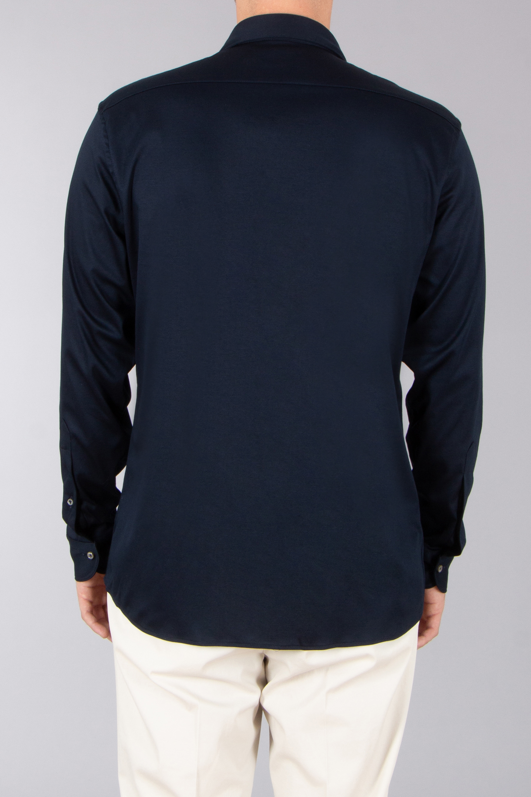 VAN LAACK Tailor Fit Swiss Cotton Jersey Shirt Per-L Bekleidung, Langarm, Ärmel, Hemd, Mantel