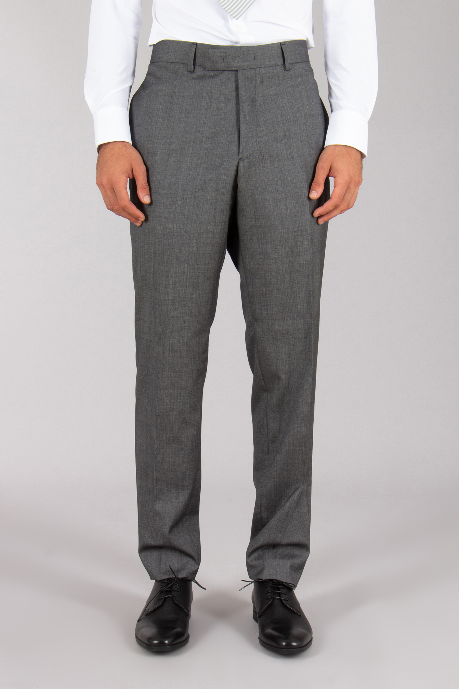 EMPORIO ARMANI Regular Fit Micro Pattern Virgin Wool-Silk-Jacquard Suit Executive Line Bekleidung, Hosen, Dekoration für Zuhause, Leinen, Jeans