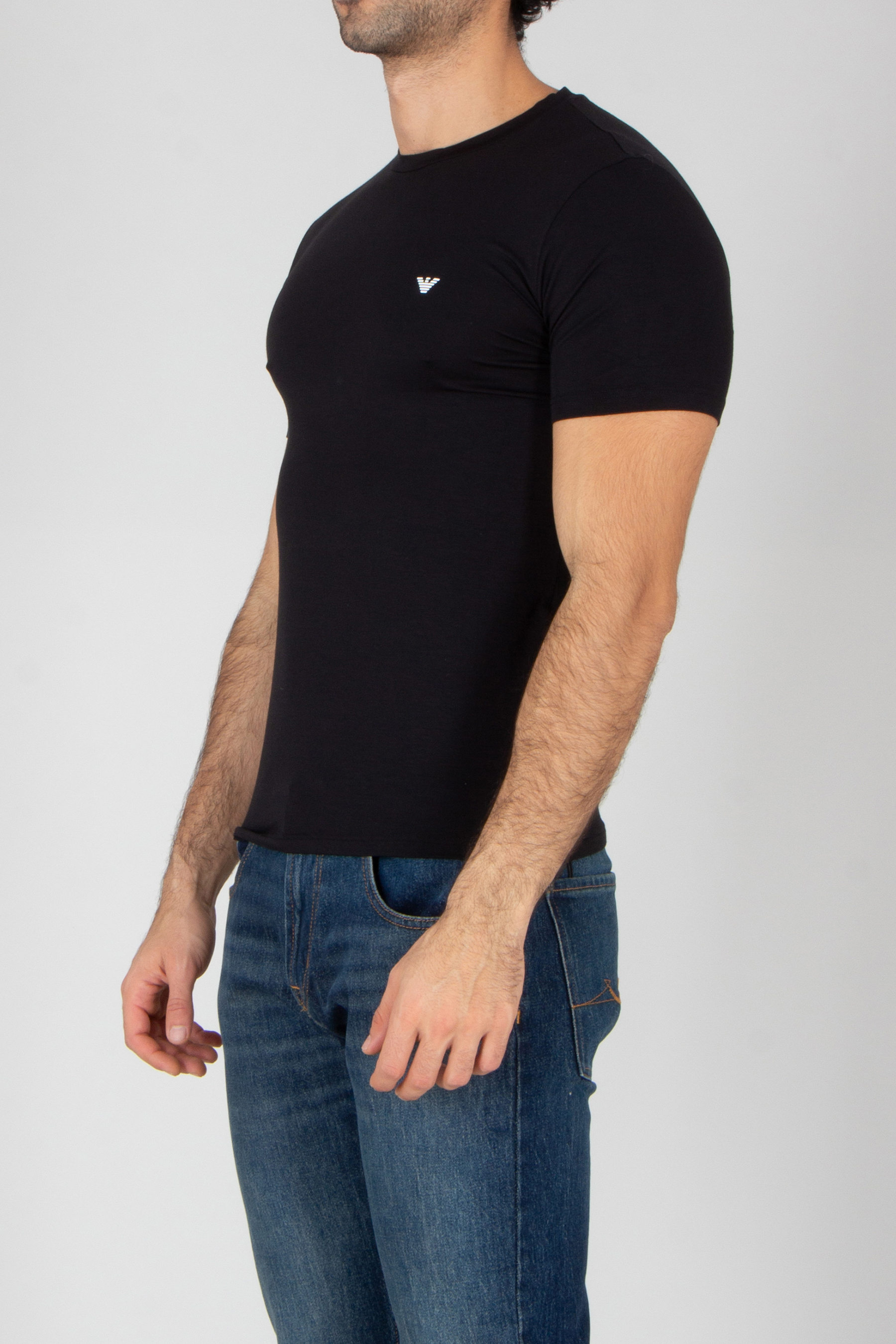 T-shirt, Jeans, Hosen, Ärmel, Person