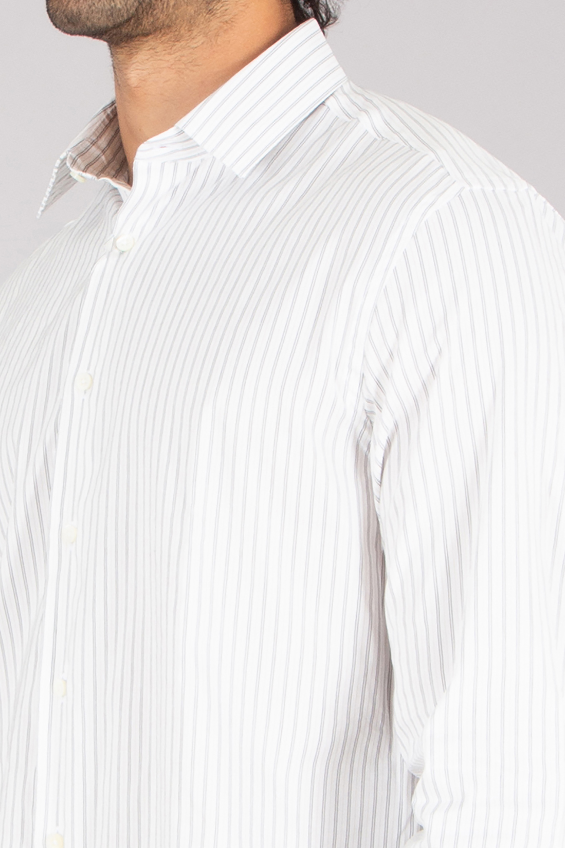 CANALI Regular Fit Striped Cotton-Silk Poplin Shirt Bekleidung, Hemd, Kleid, Hemd, Langarm, Ärmel