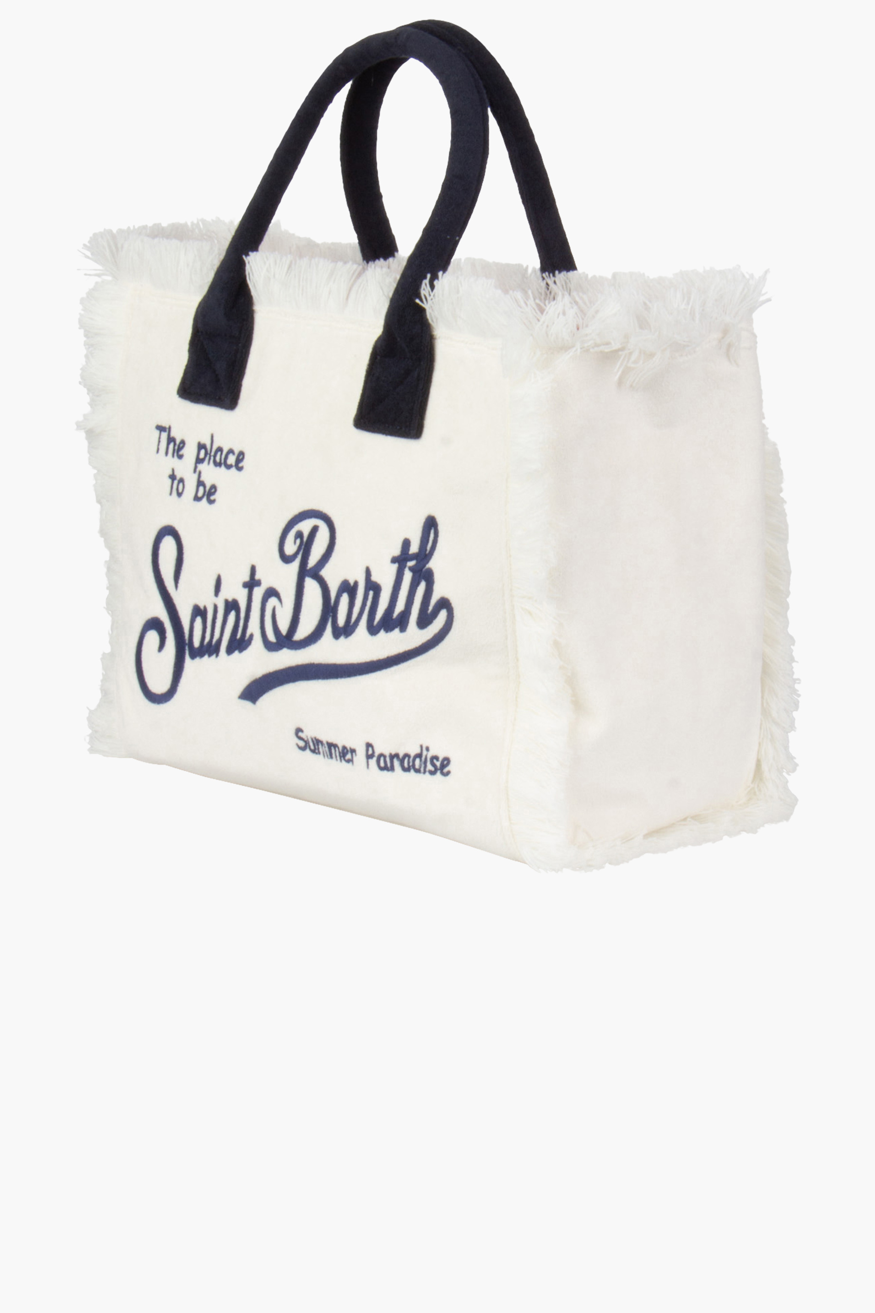 MC 2 SAINT BARTH Embroiered Cotton Blend Terry Vanity Sponge Bag Tasche, Tragetasche, Zubehör, Handtasche