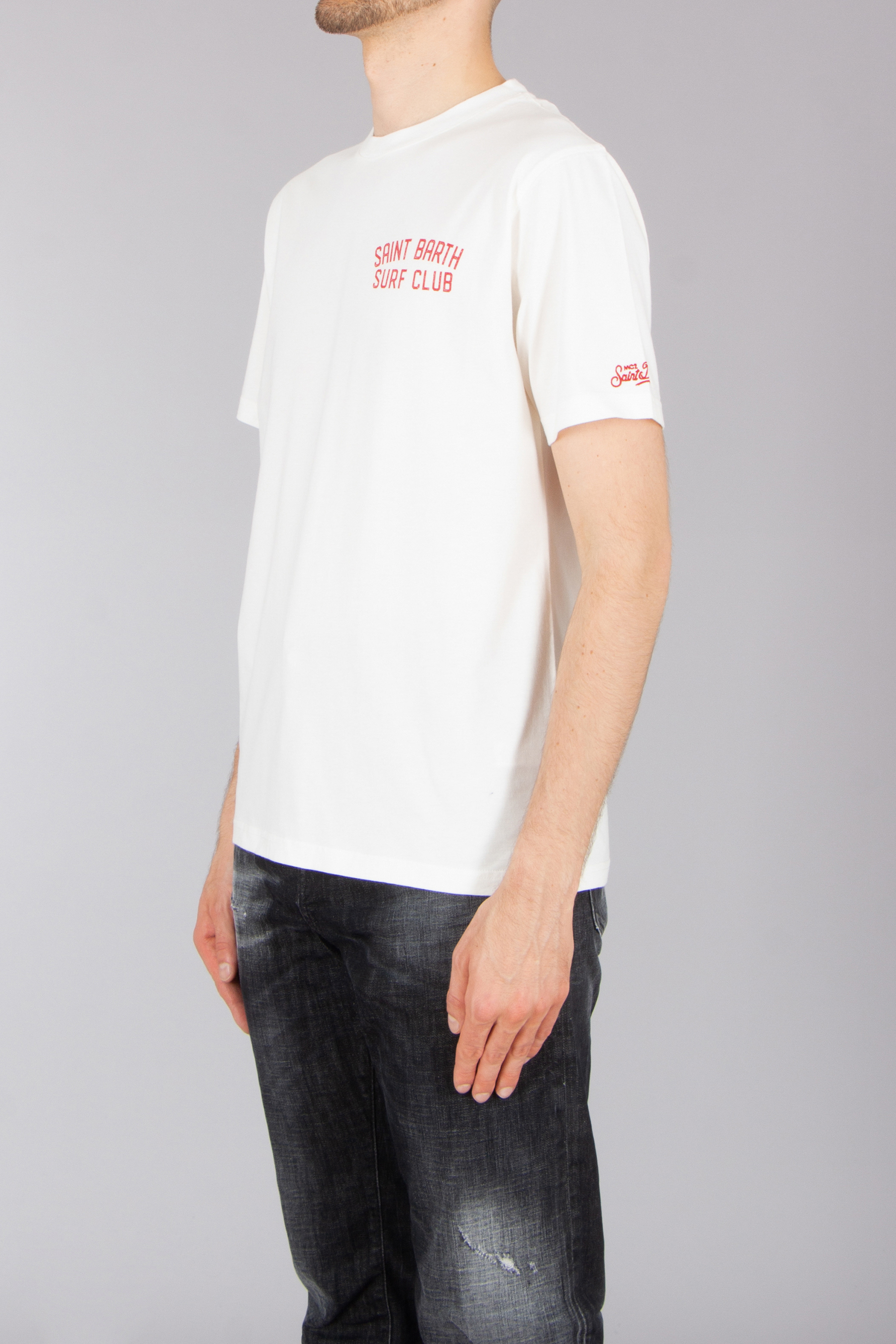 MC 2 SAINT BARTH Peanuts Surf Club Cotton Jersey T-Shirt T-shirt, Jeanshose, Erwachsener, Mann, Person