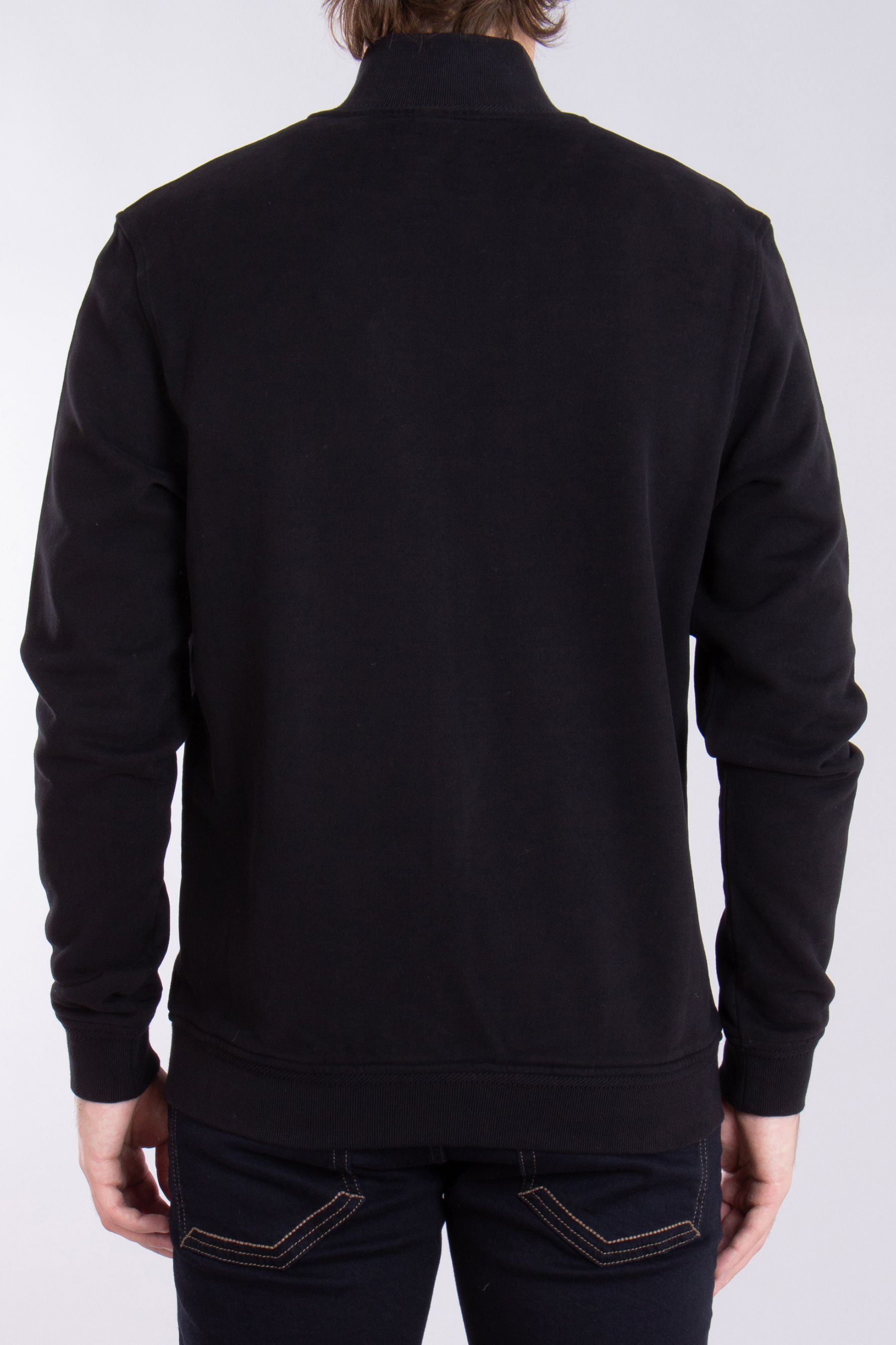 BELSTAFF Loopback Cotton Fleece Full Zip Sweatshirt BELSTAFF Loopback Cotton Fleece Full Zip Sweatshirt