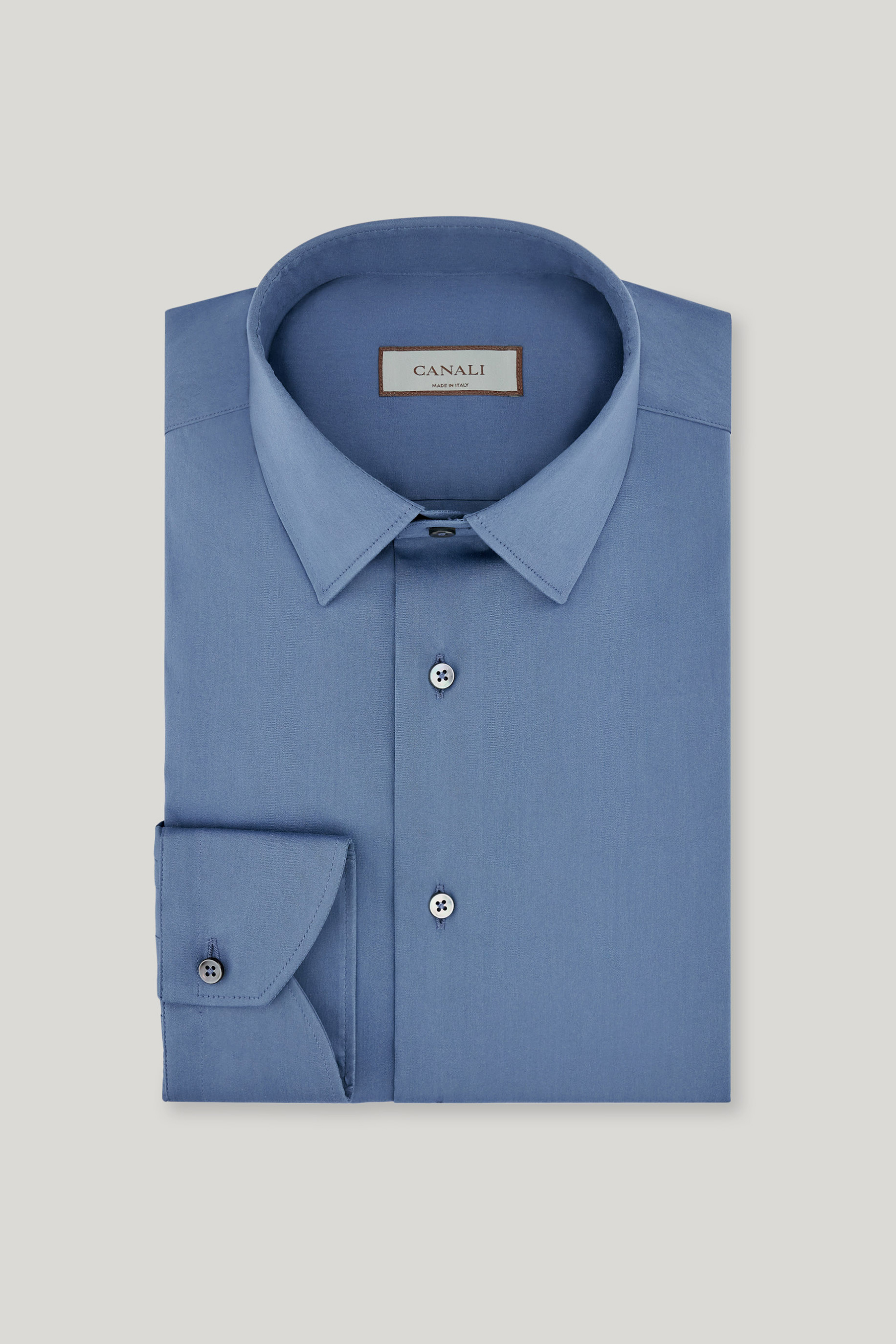 CANALI Regular Fit Performance Cotton Blend Stretch Shirt Bekleidung, Hemd, Kleid, Hemd, Weste