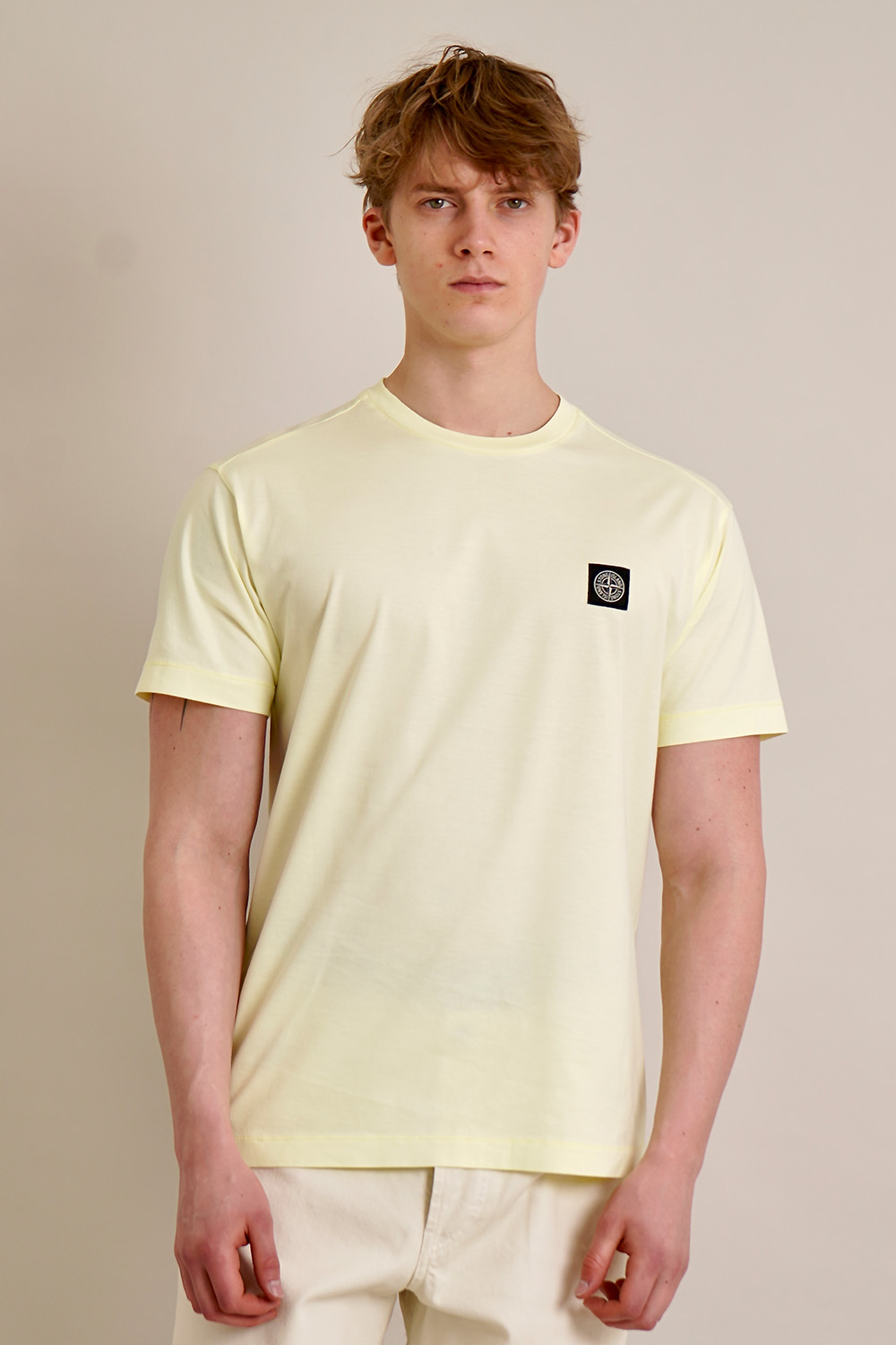 STONE ISLAND Slim Fit Logo Patch 60/2 Cotton Jersey T-Shirt