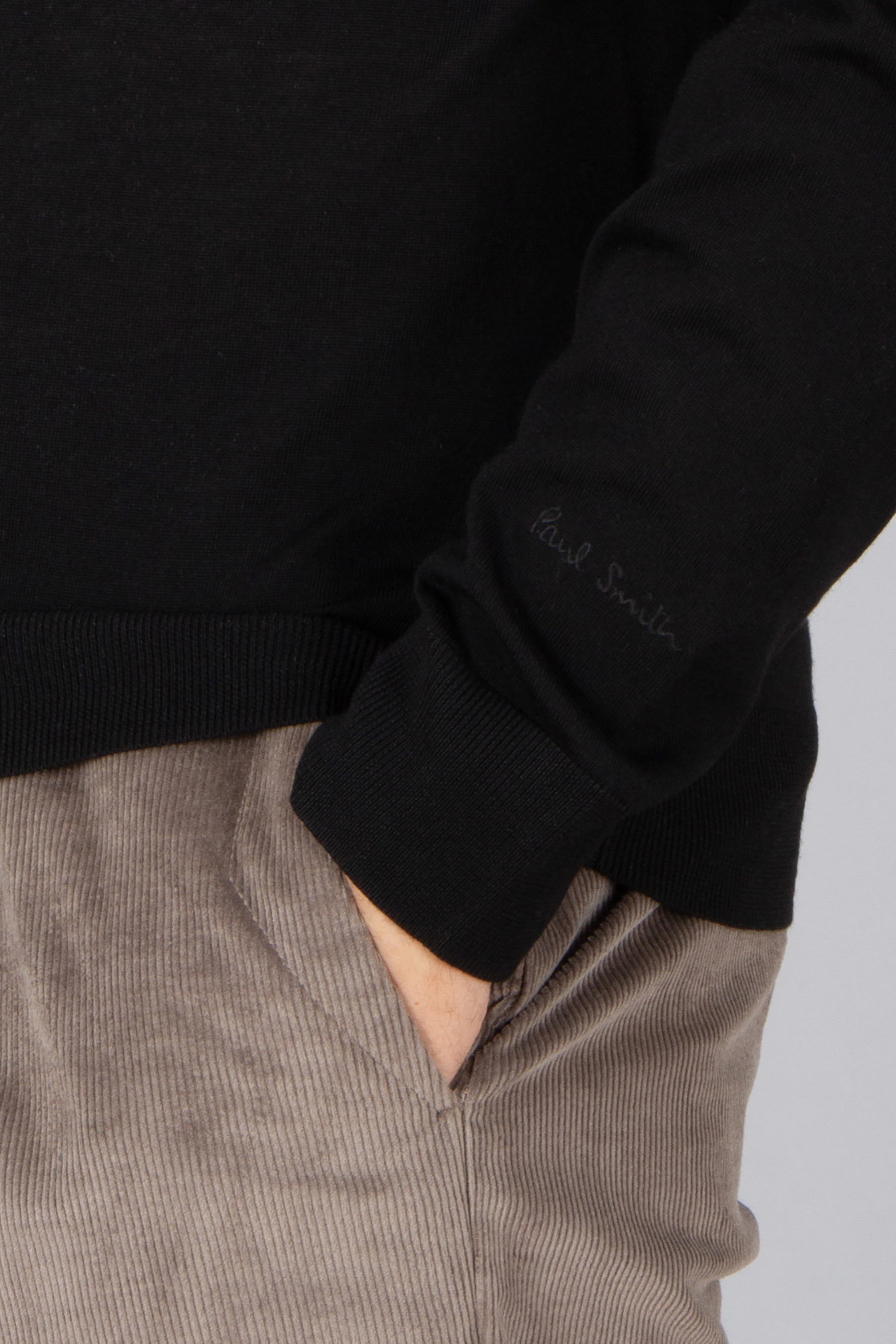 PAUL SMITH Classic Fit Wool Roll Neck Sweater Langarm, Ärmel, Hosen, Pullover, Person
