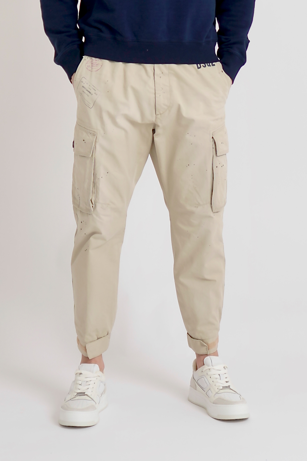 DSQUARED2 SEXY CHINO PANTS セクシーチノ バイカー仕様 DSQUARED2 ディースクエアード チノパンツ SEXY CHINO PANTS