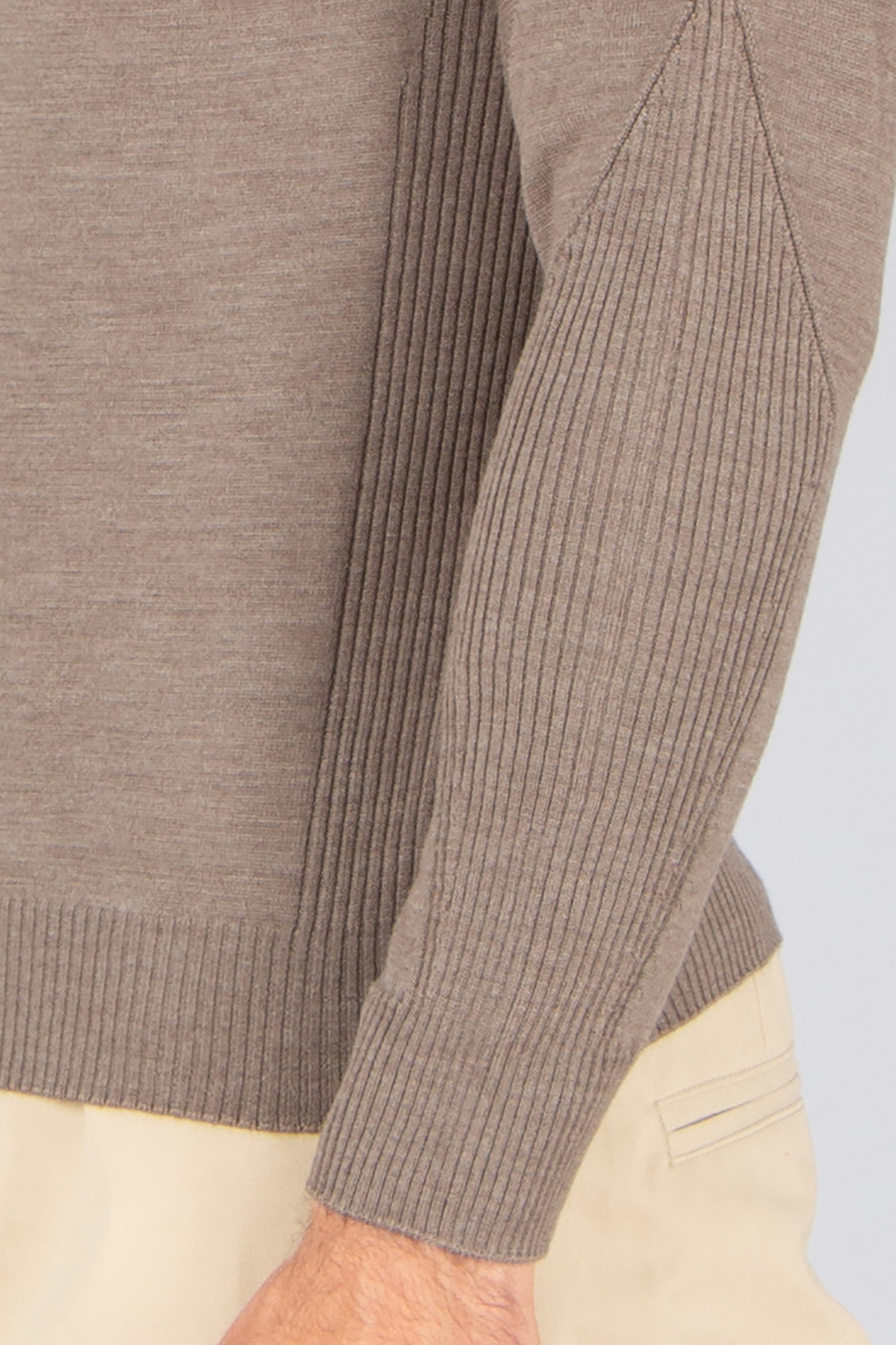 SEASE Regular Fit Virgin Wool Whole Turtleneck Sweater Bekleidung, Strickwaren, Pullover, Langarm, Ärmel