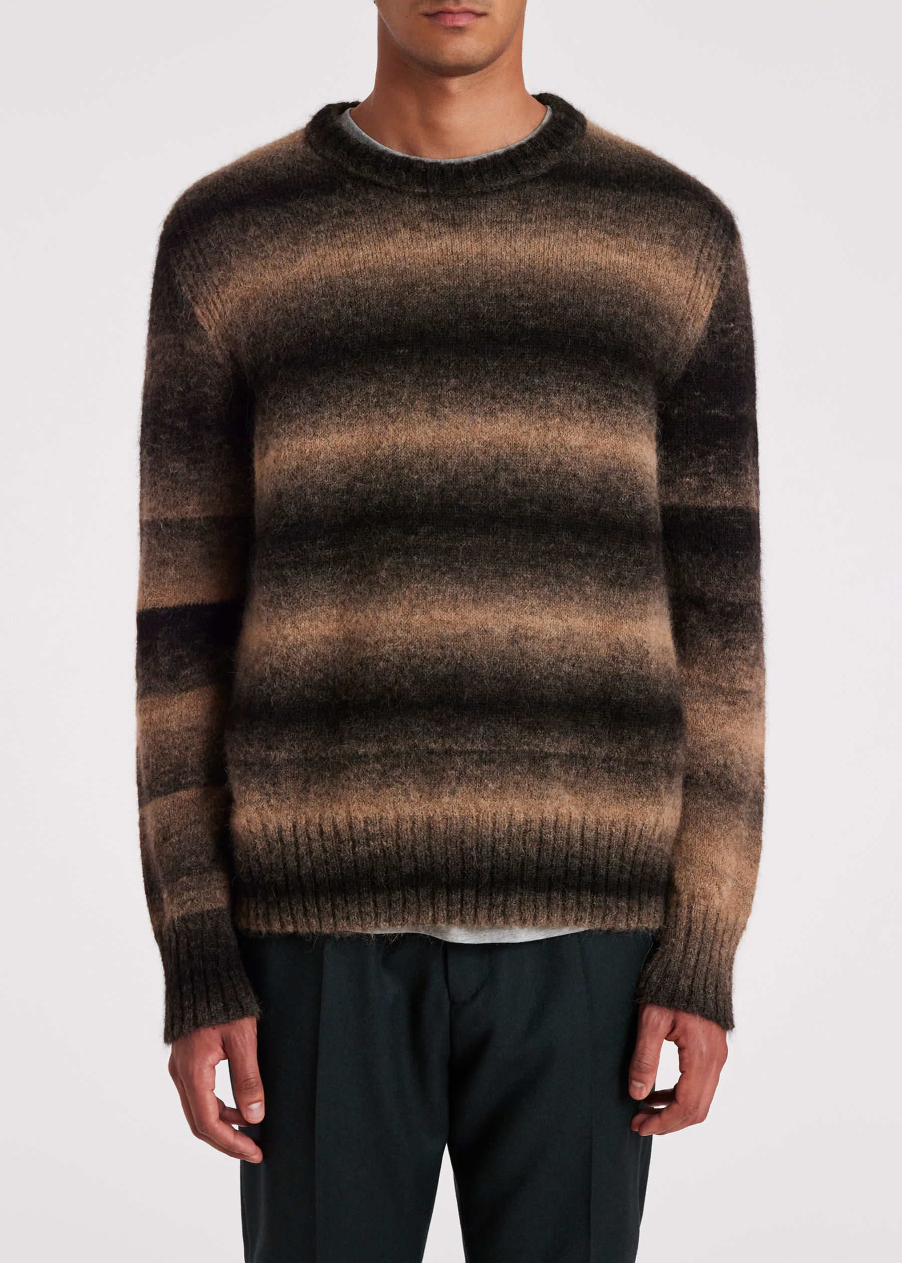 PAUL SMITH Alpaca Blend Ombre Stripe Sweater PAUL SMITH Alpaca Blend Ombre Stripe Sweater