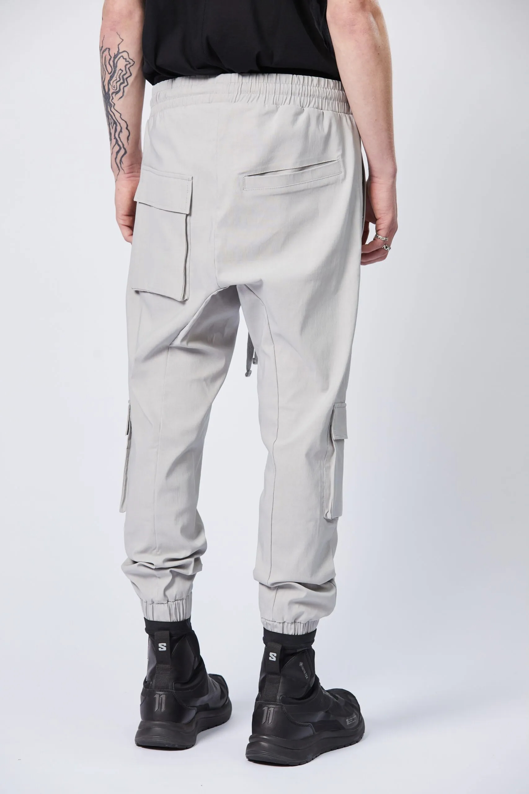 THOM KROM Drop Crotch Woven Stretch Pants