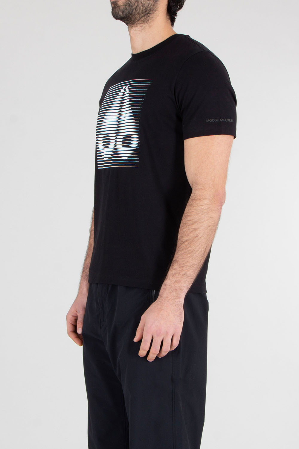 MOOSE KNUCKLES Regular Fit Logo Graphic Print Pima Cotton Jersey T-Shirt Raydaze