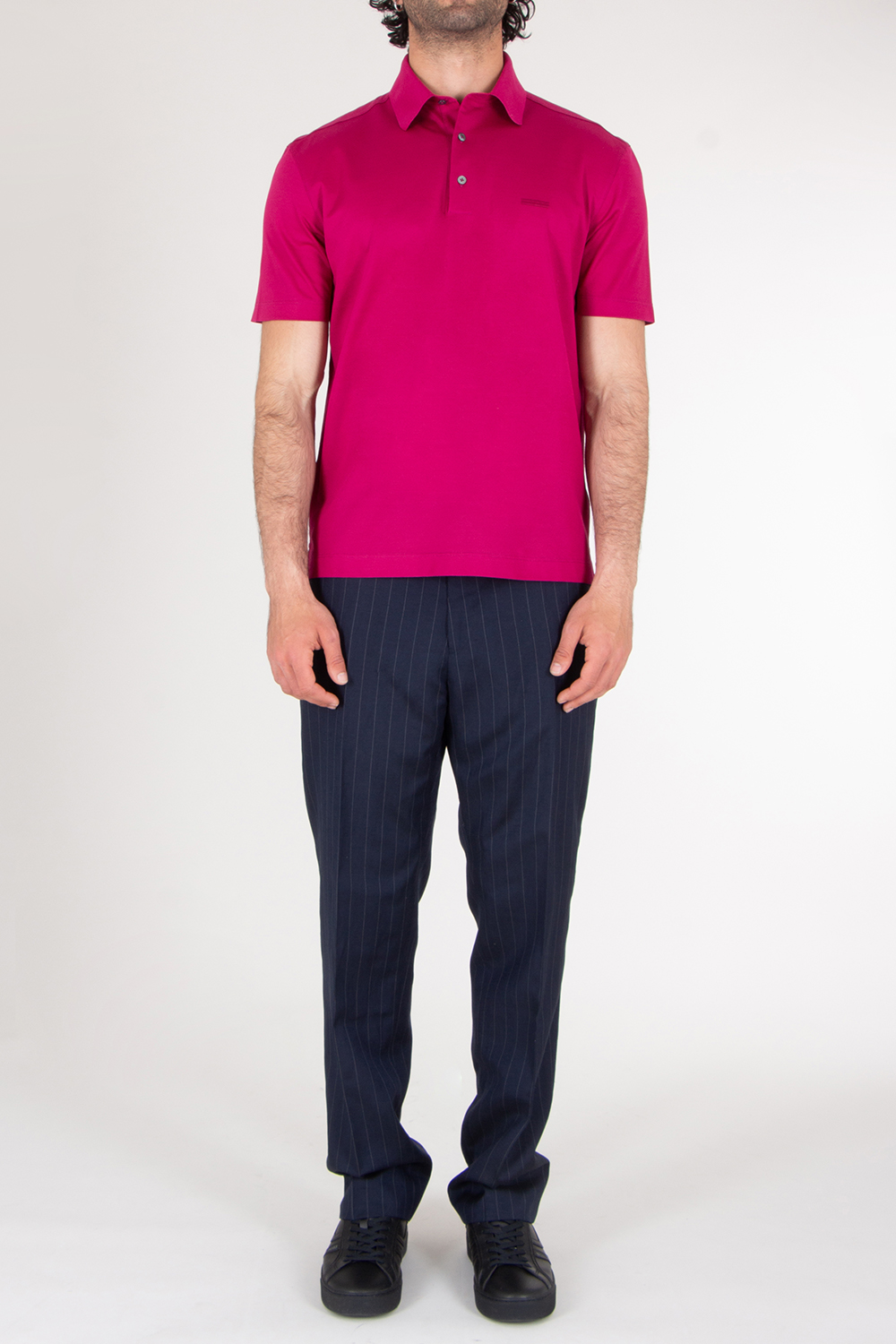 ZEGNA Cotton Piquet Polo Shirt