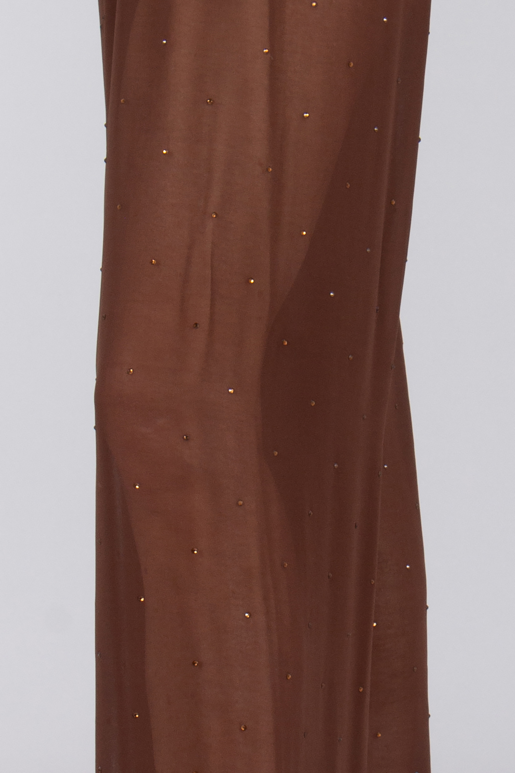 MC 2 SAINT BARTH Wide Leg Georgette Strass Crepe Pants Amalia Bekleidung, Mantel, Kleid, Abendkleid, Formelle Kleidung