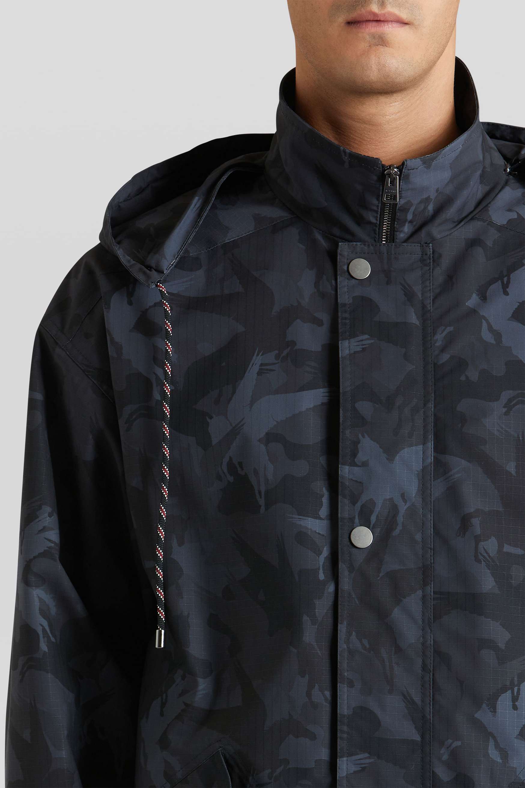 ETRO Pegaso Camouflying Print Ripstop Jacket